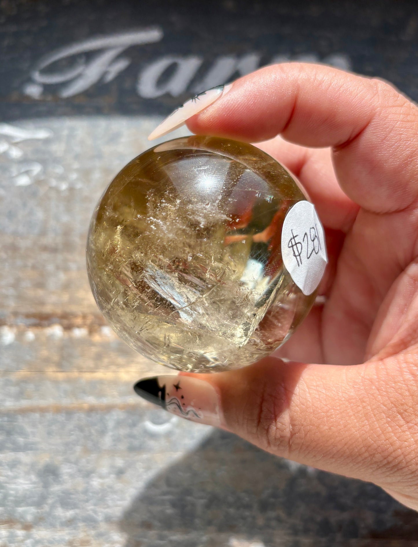 Gorgeous Authentic Natural Citrine Sphere from Brazil