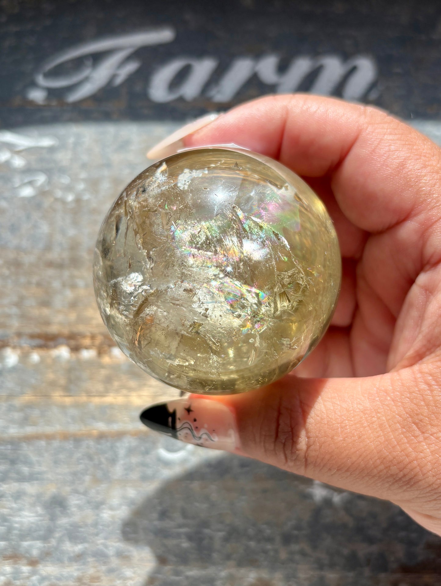 Gorgeous Authentic Natural Citrine Sphere from Brazil