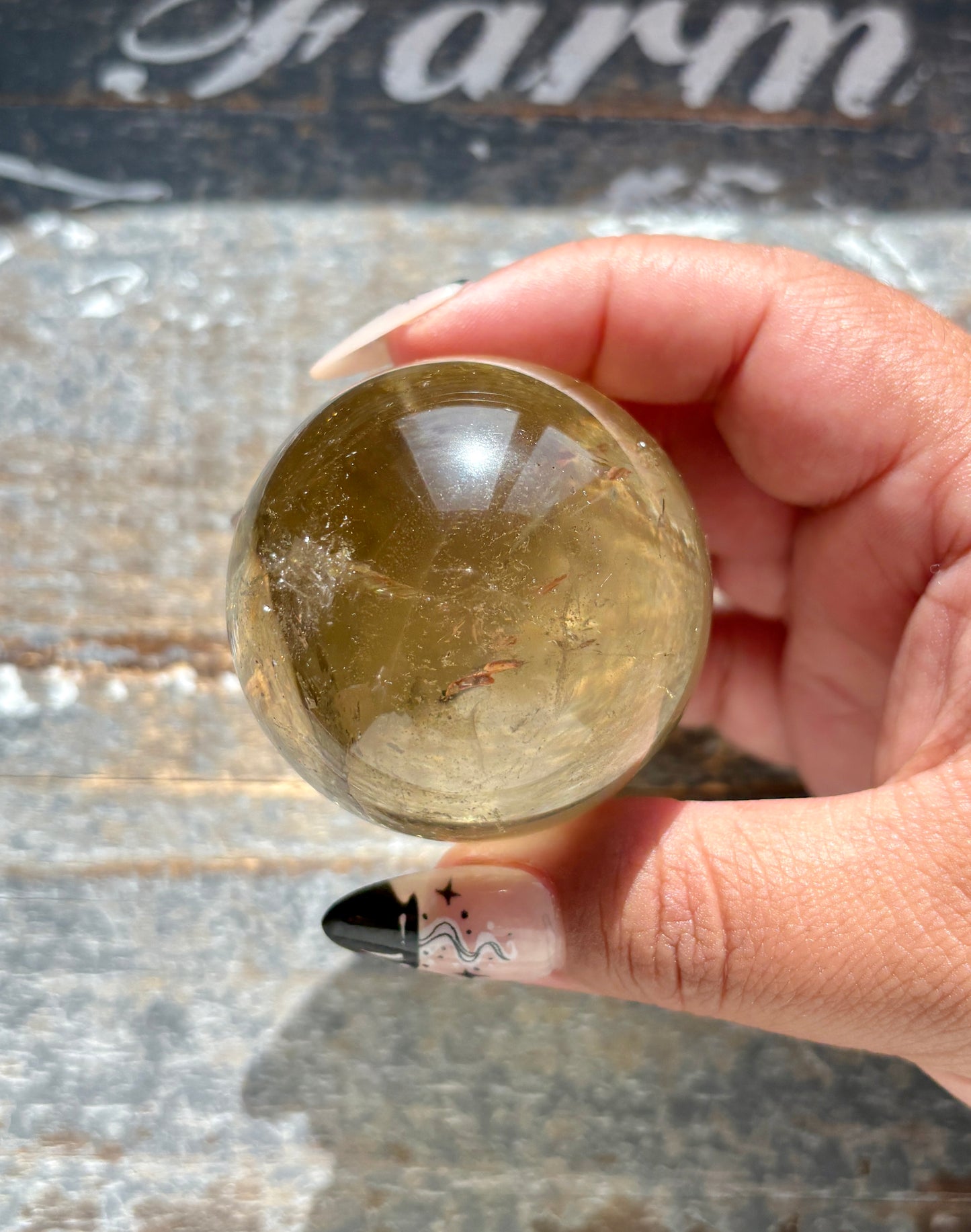 Gorgeous Authentic Natural Citrine Sphere from Brazil