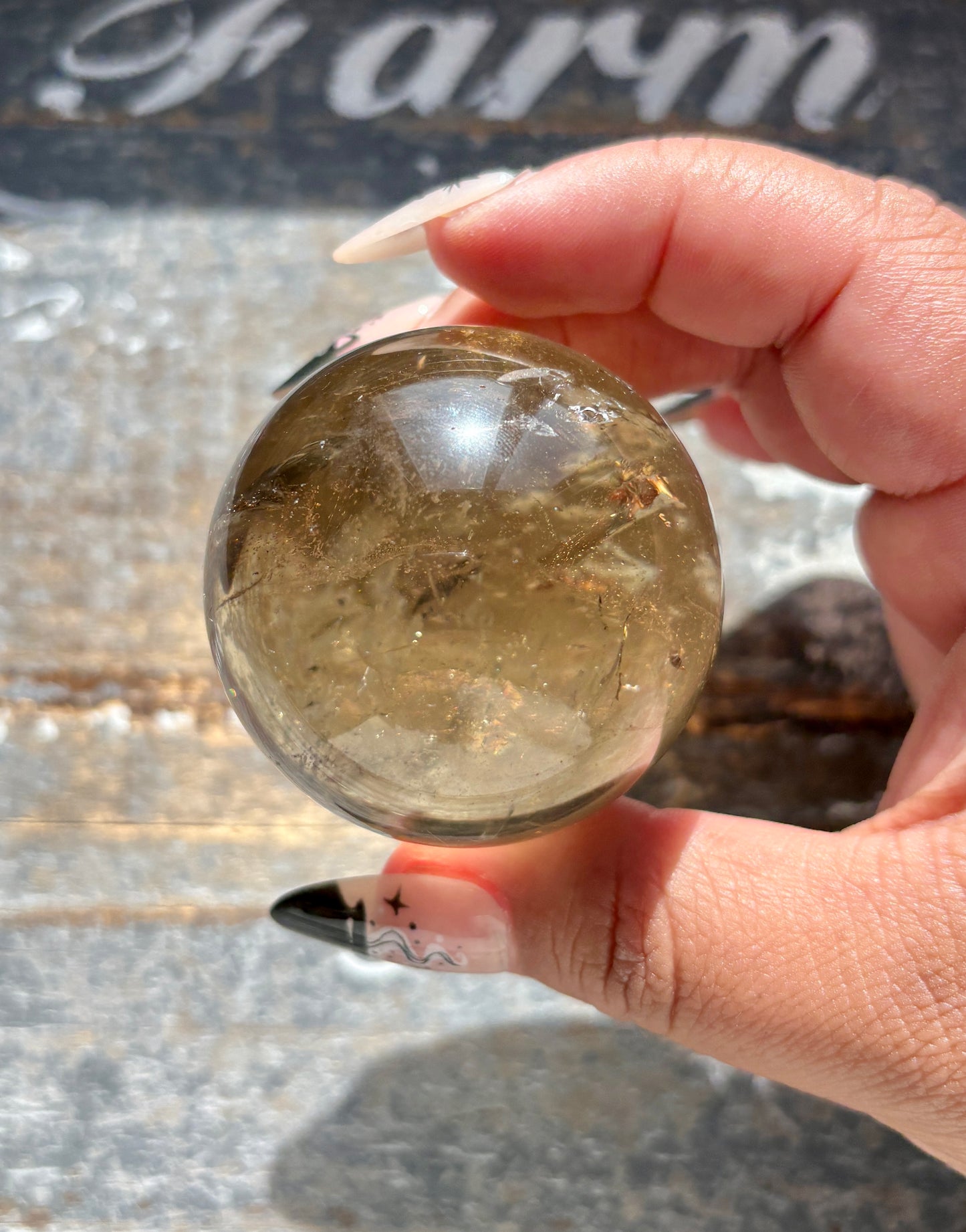 Gorgeous Authentic Natural Citrine Sphere from Brazil