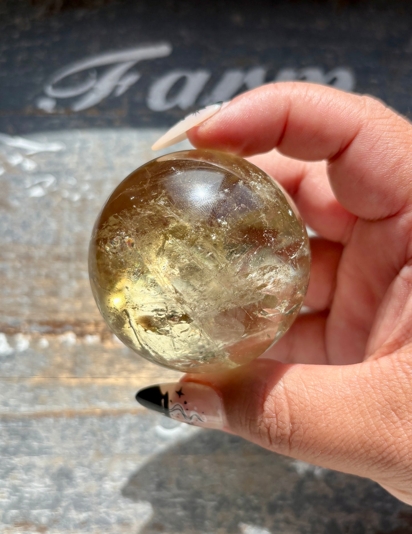 Gorgeous Authentic Natural Citrine Sphere from Brazil