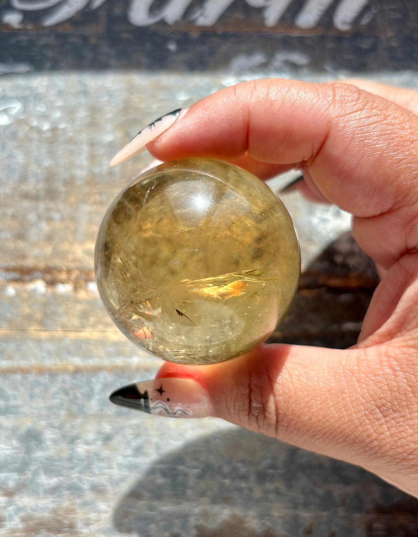 Gorgeous Authentic Natural Citrine Sphere from Brazil