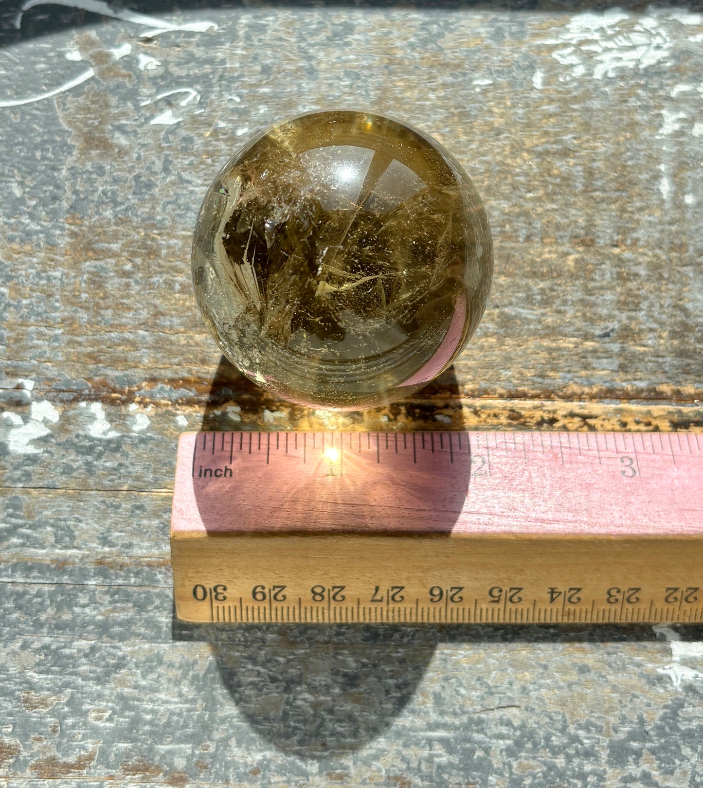 Gorgeous Authentic Natural Citrine Sphere from Brazil