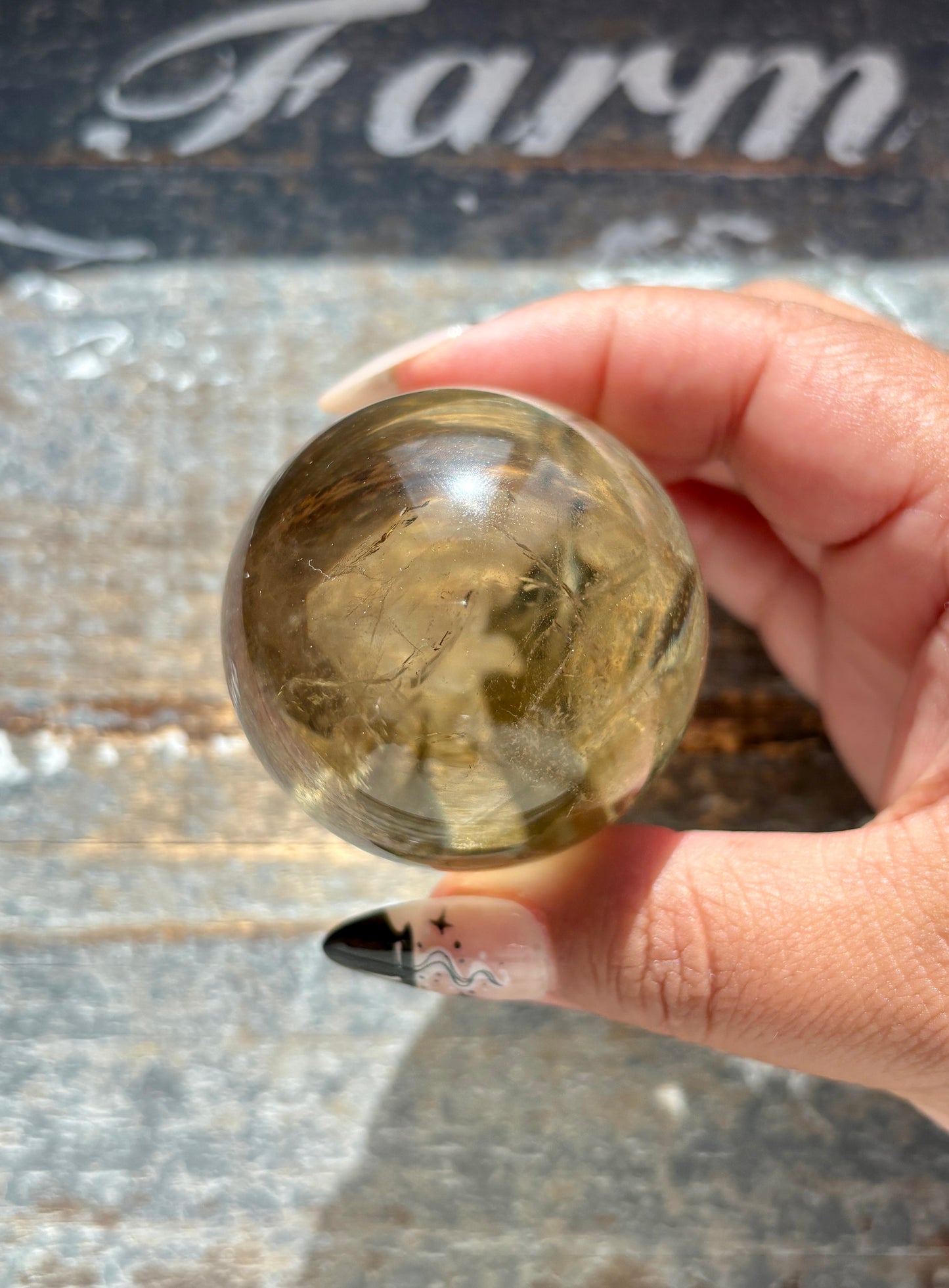 Gorgeous Authentic Natural Citrine Sphere from Brazil