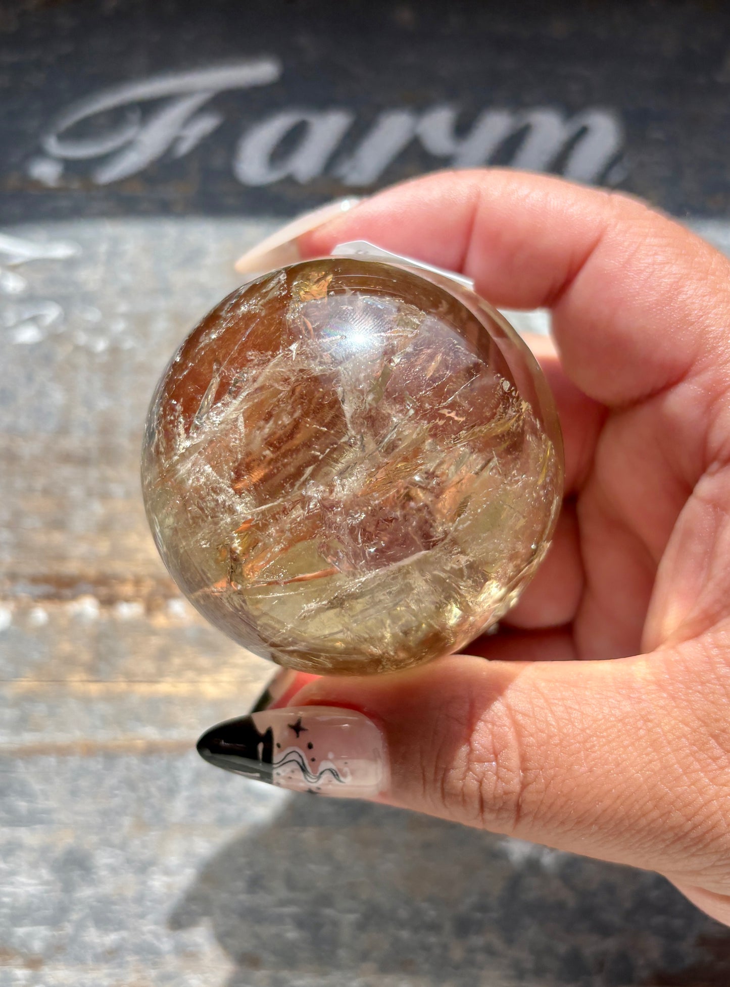 Gorgeous Authentic Natural Citrine Sphere from Brazil