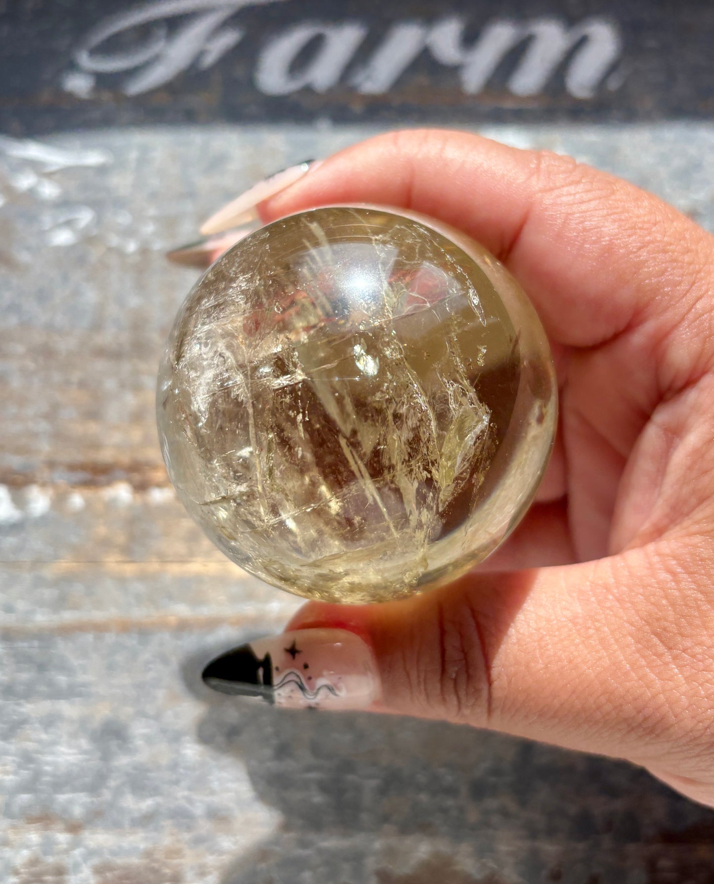 Gorgeous Authentic Natural Citrine Sphere from Brazil