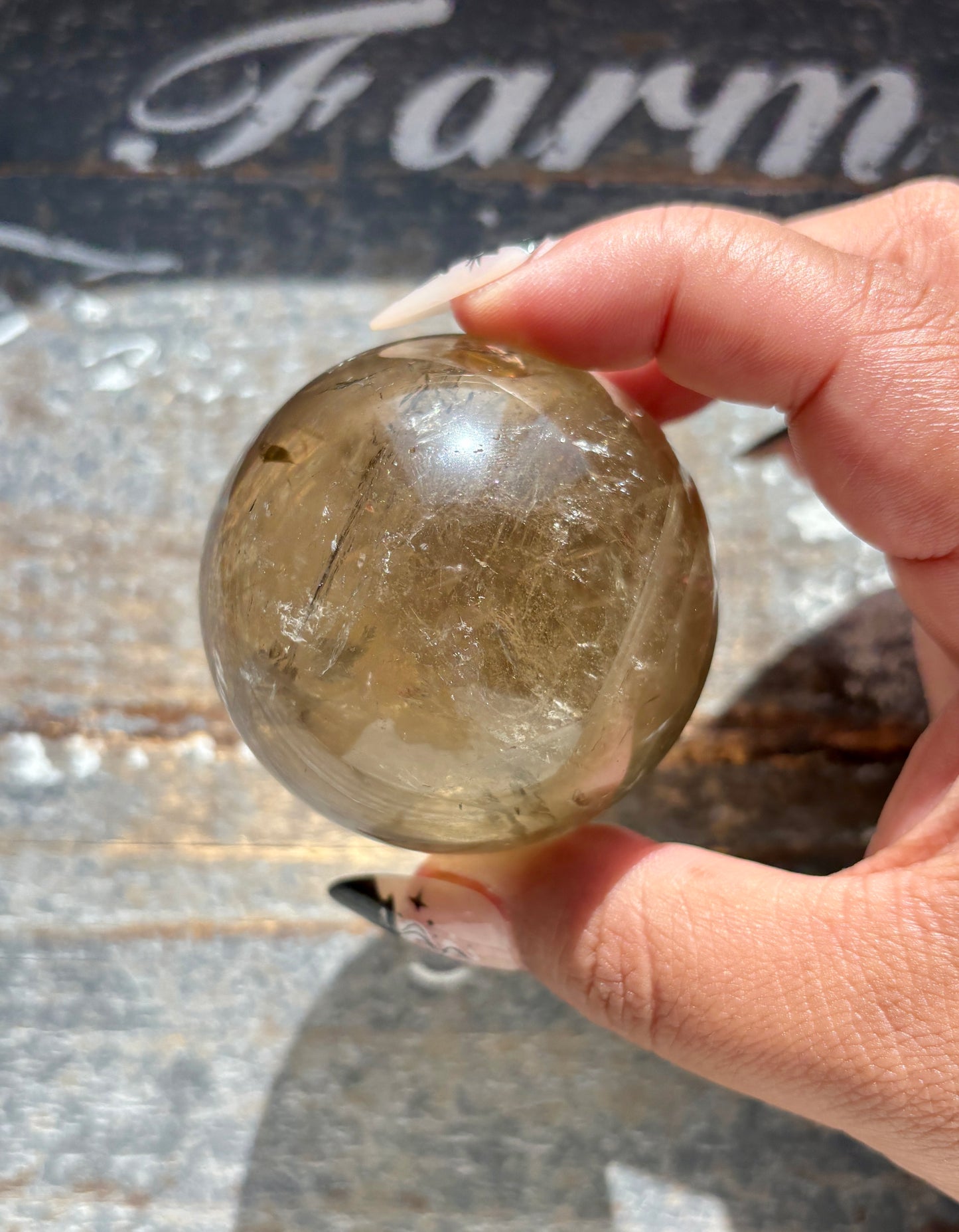 Gorgeous Authentic Natural Citrine Sphere from Brazil