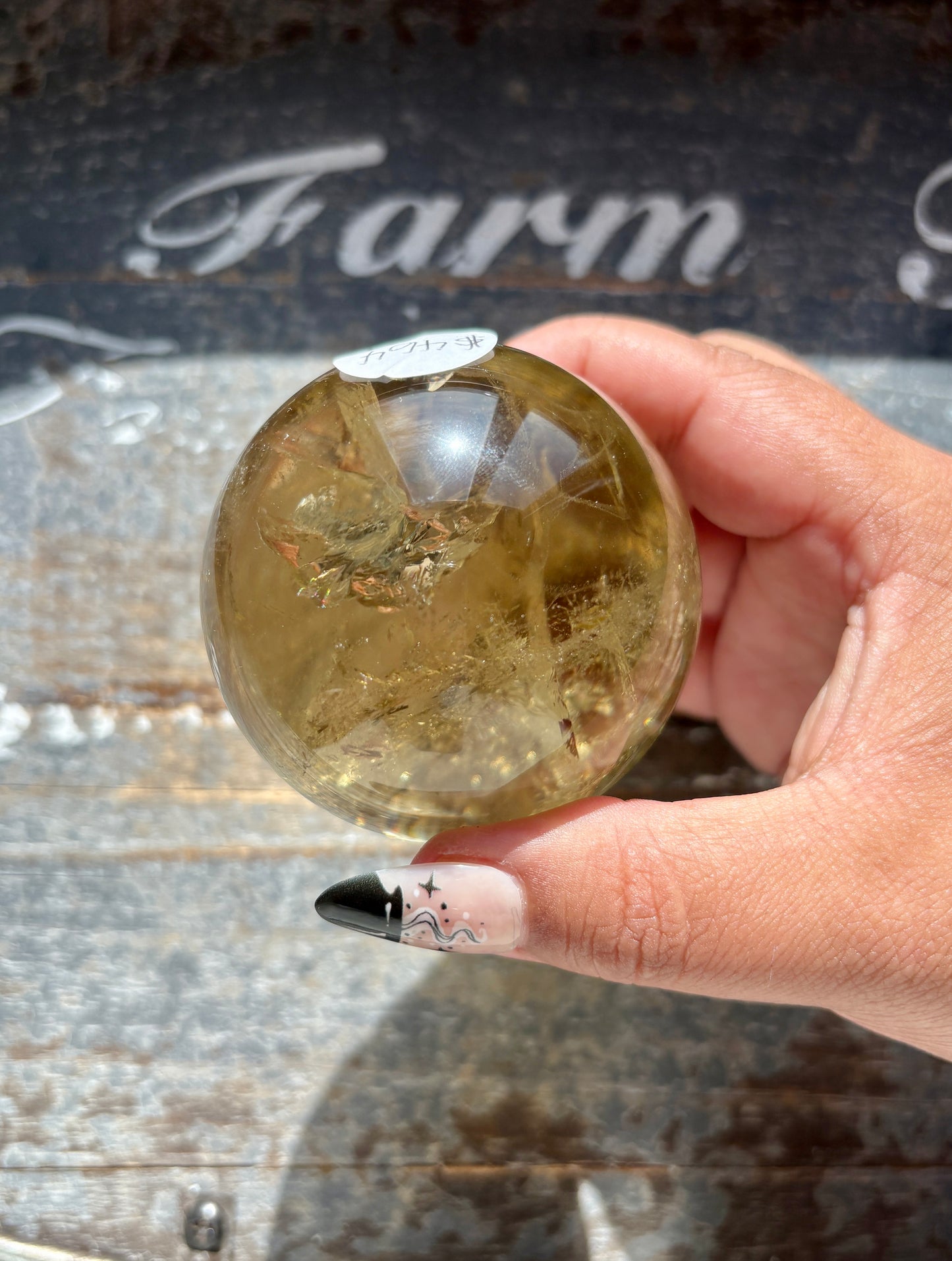 Gorgeous Authentic Natural Citrine Sphere from Brazil