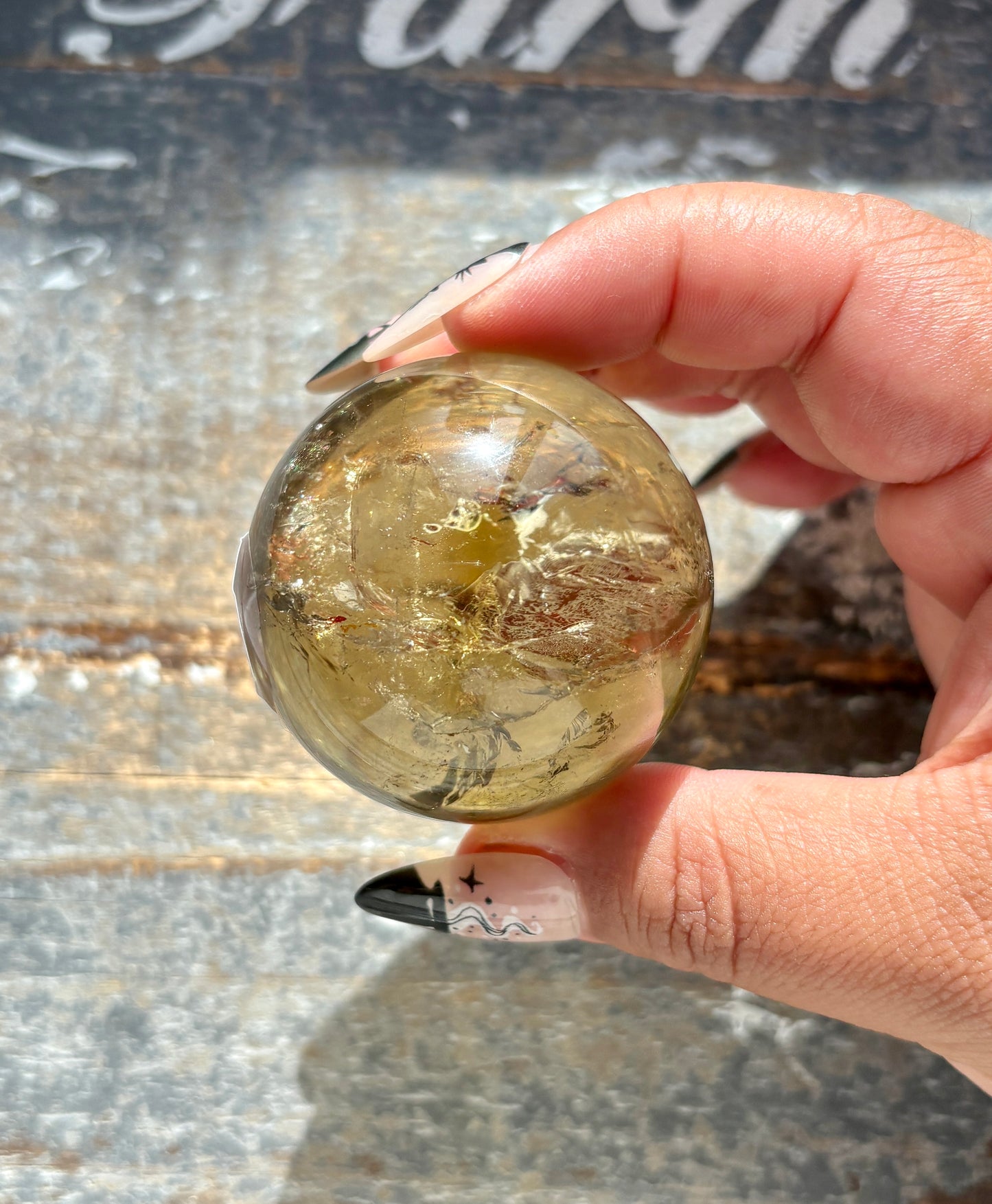 Gorgeous Authentic Natural Citrine Sphere from Brazil