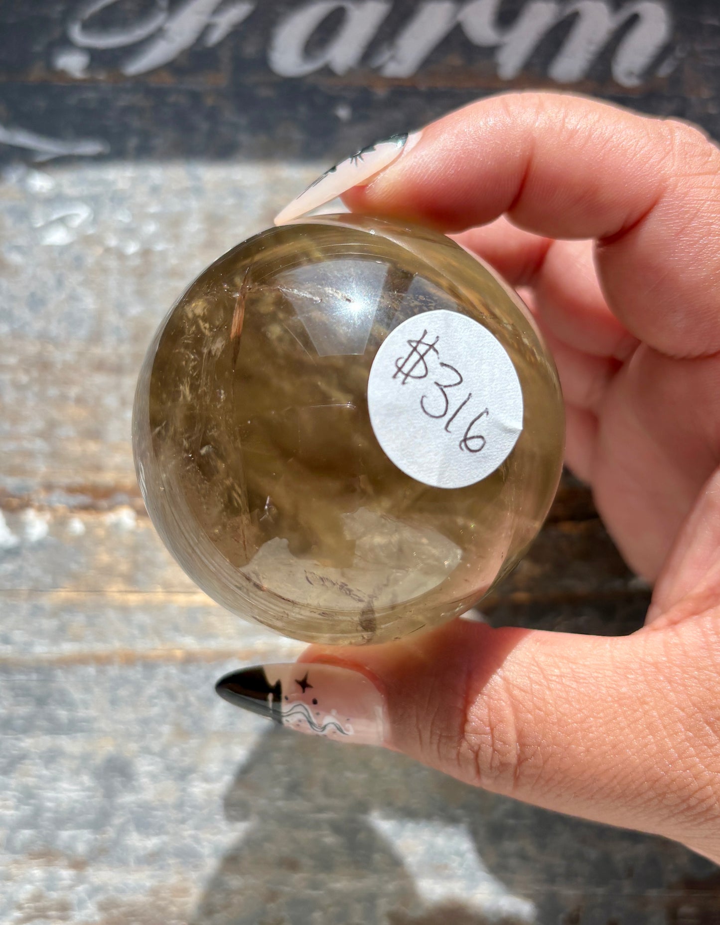 Gorgeous Authentic Natural Citrine Sphere from Brazil