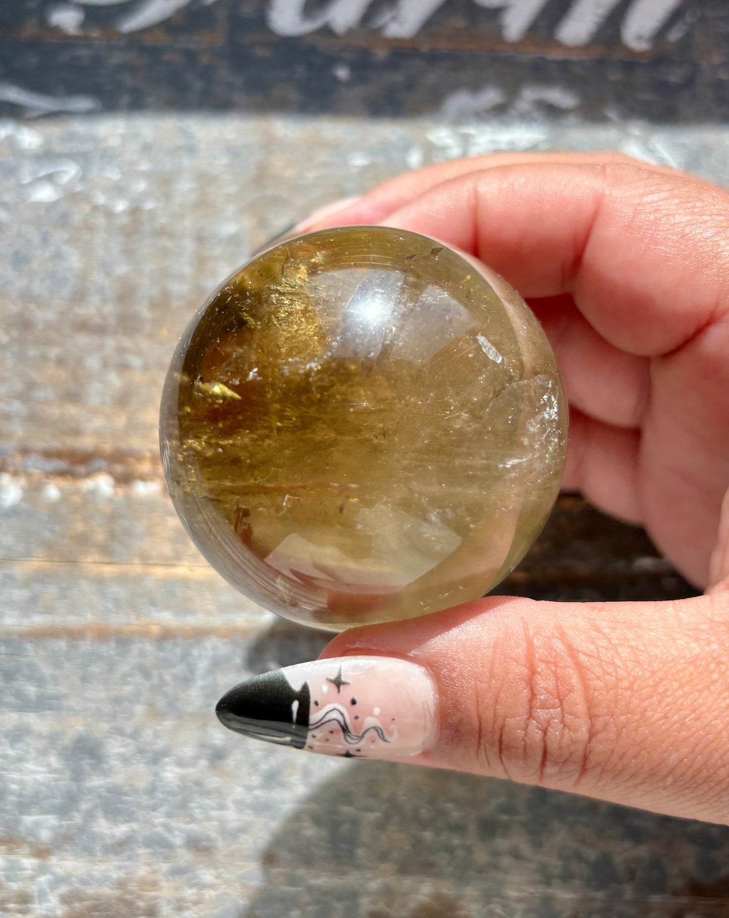 Gorgeous Authentic Natural Citrine Sphere from Brazil