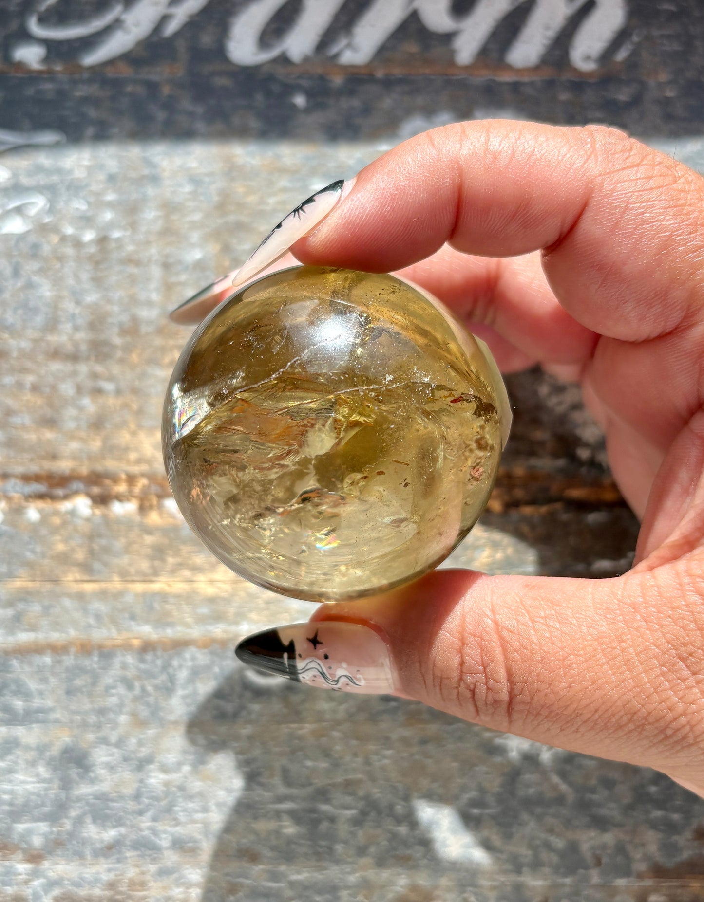 Gorgeous Authentic Natural Citrine Sphere from Brazil