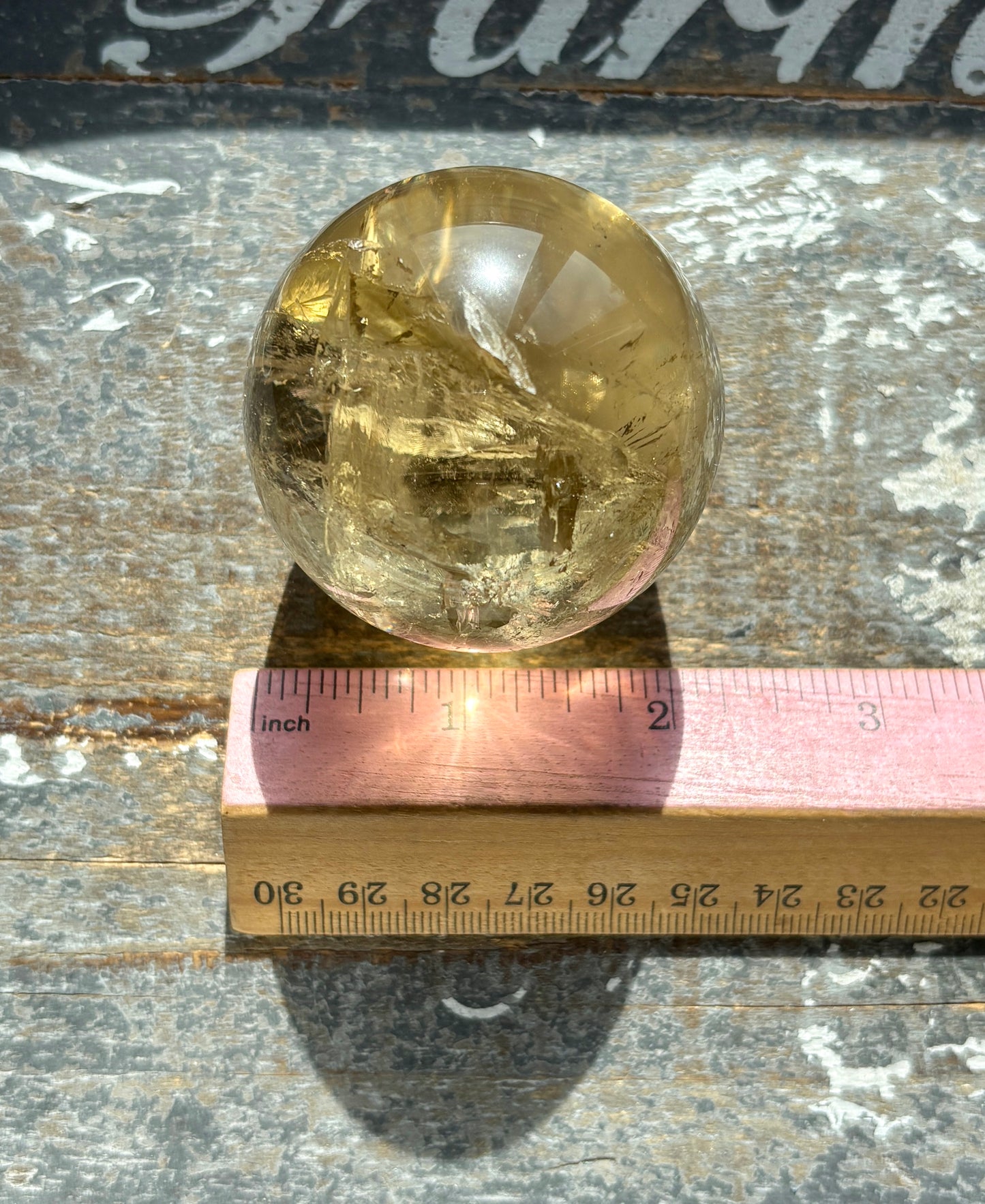 Gorgeous Authentic Natural Citrine Sphere from Brazil