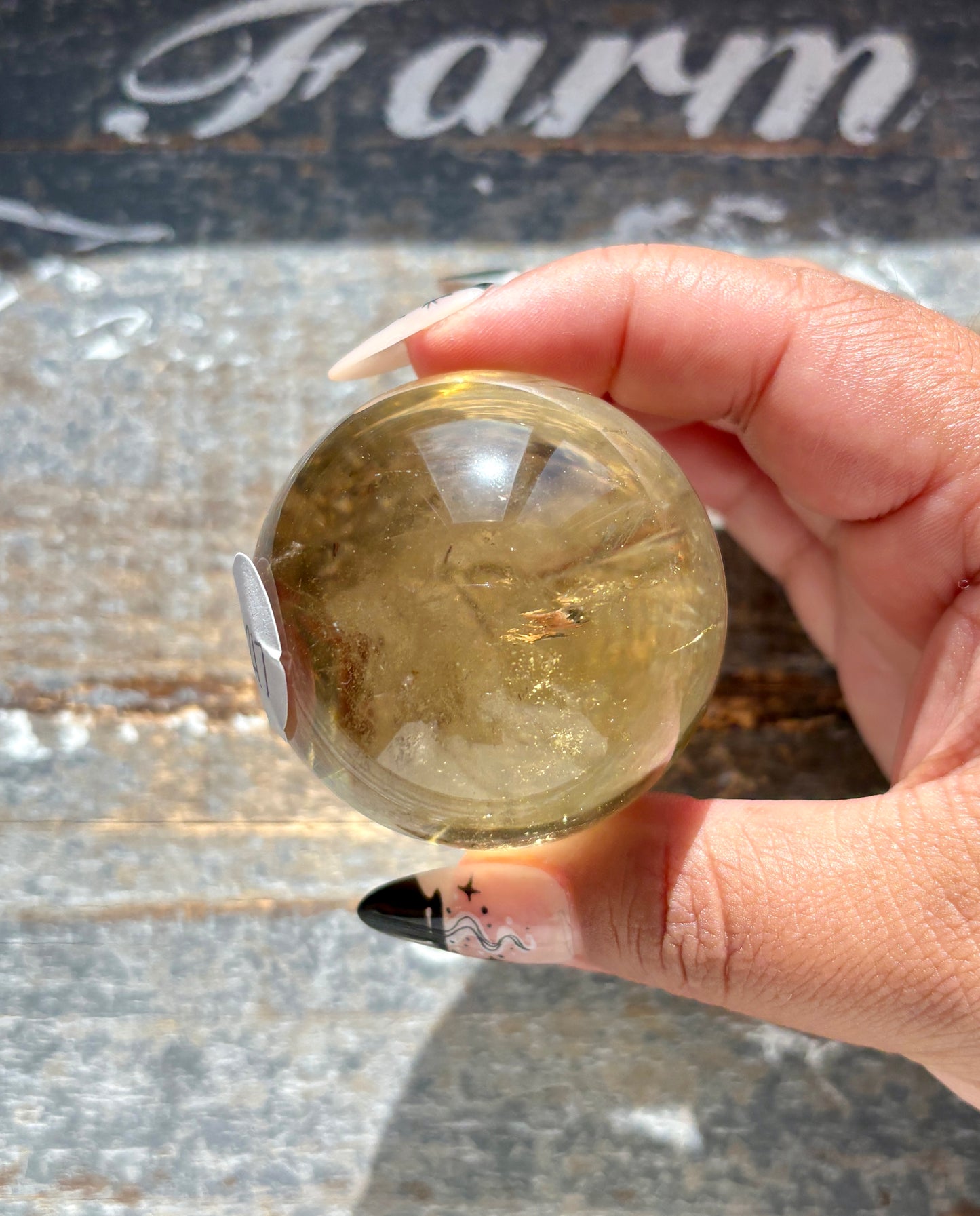 Gorgeous Authentic Natural Citrine Sphere from Brazil