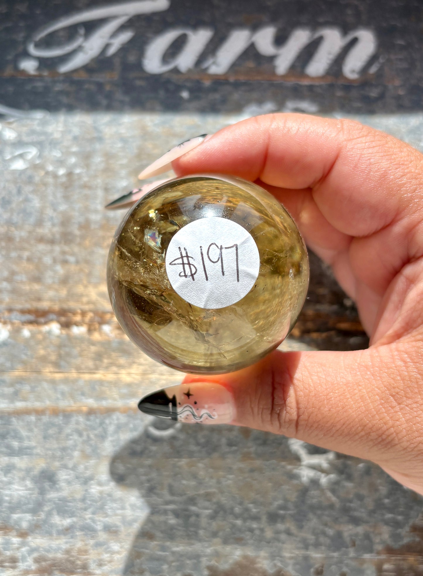 Gorgeous Authentic Natural Citrine Sphere from Brazil