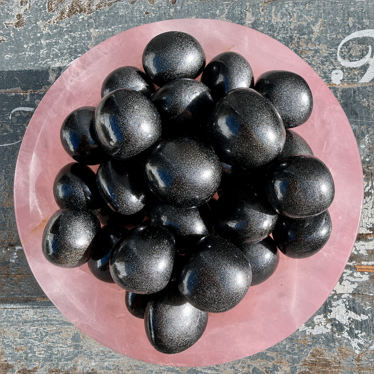 One (1) Silver Sheen Tumbles | Mexico | Intuitively Chosen