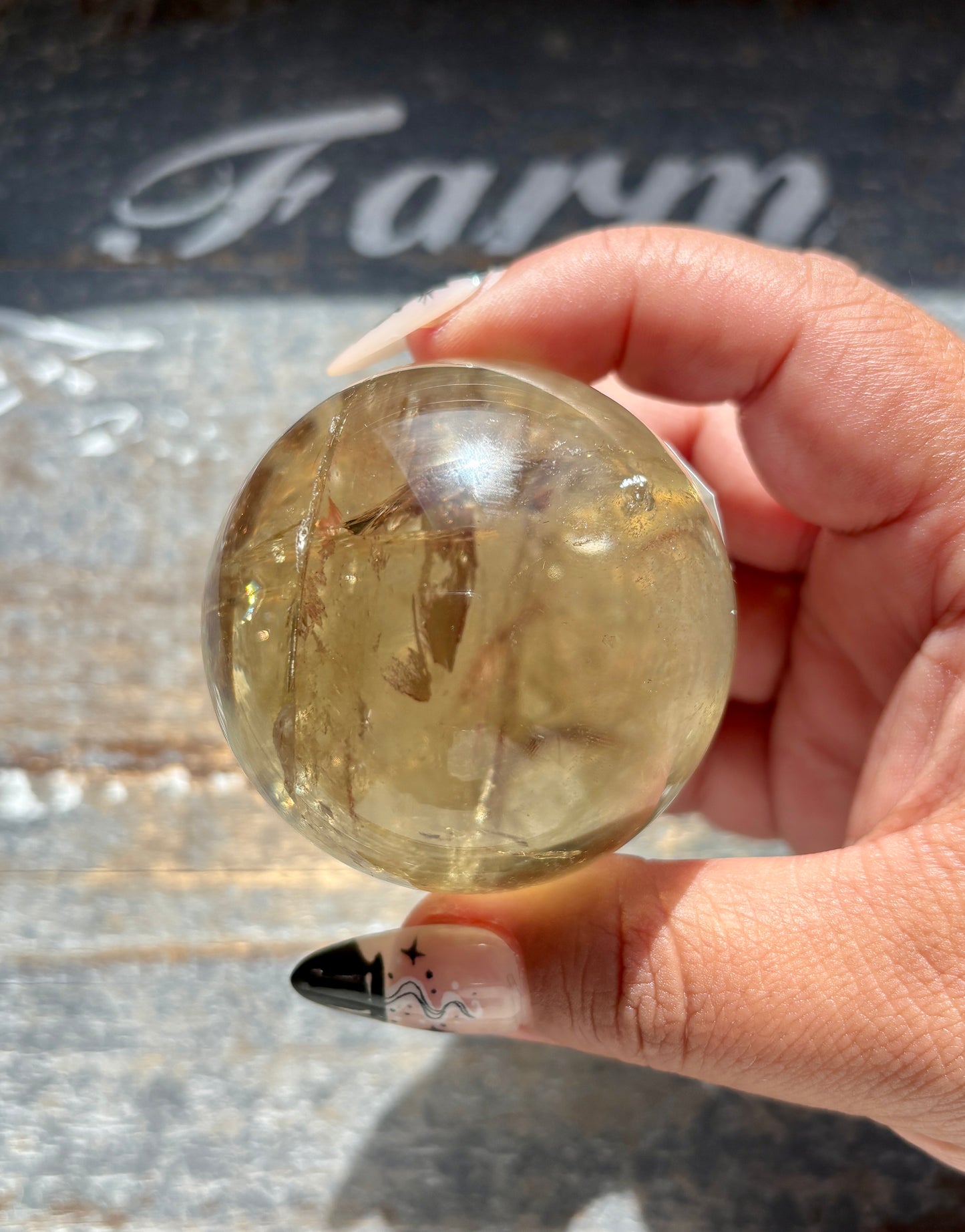 Gorgeous Authentic Natural Citrine Sphere from Brazil