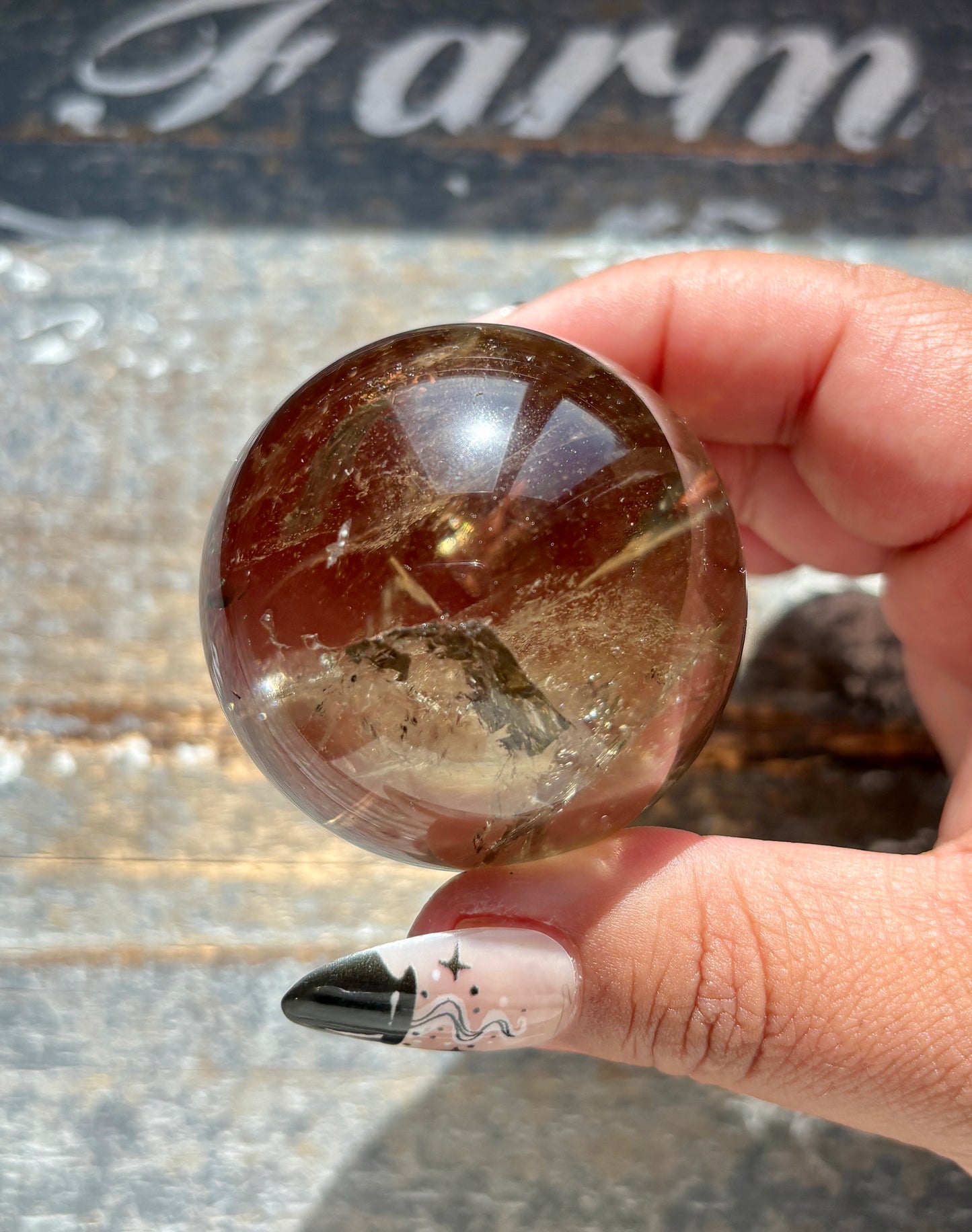 Gorgeous Authentic Natural Citrine Sphere from Brazil