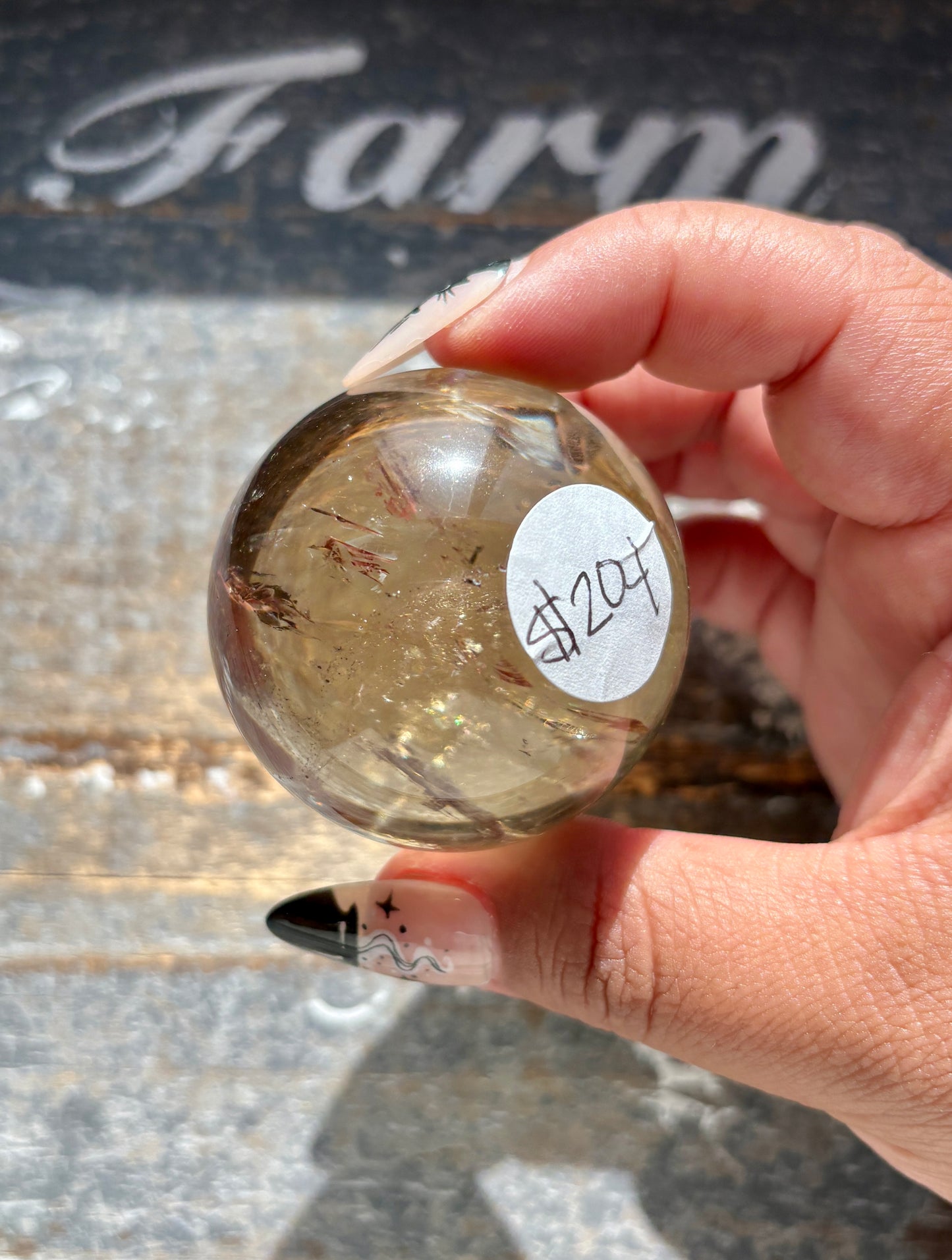 Gorgeous Authentic Natural Citrine Sphere from Brazil