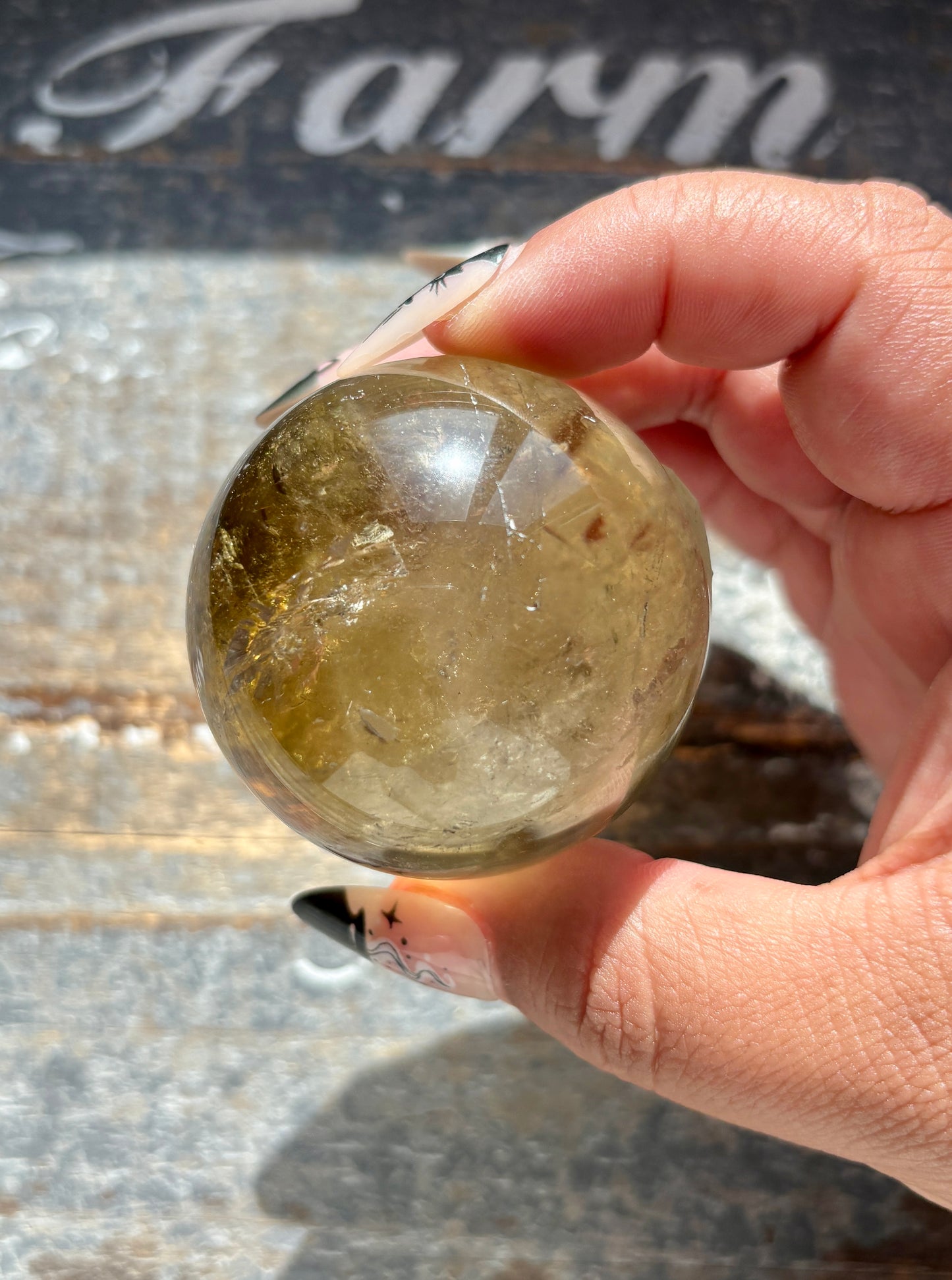 Gorgeous Authentic Natural Citrine Sphere from Brazil