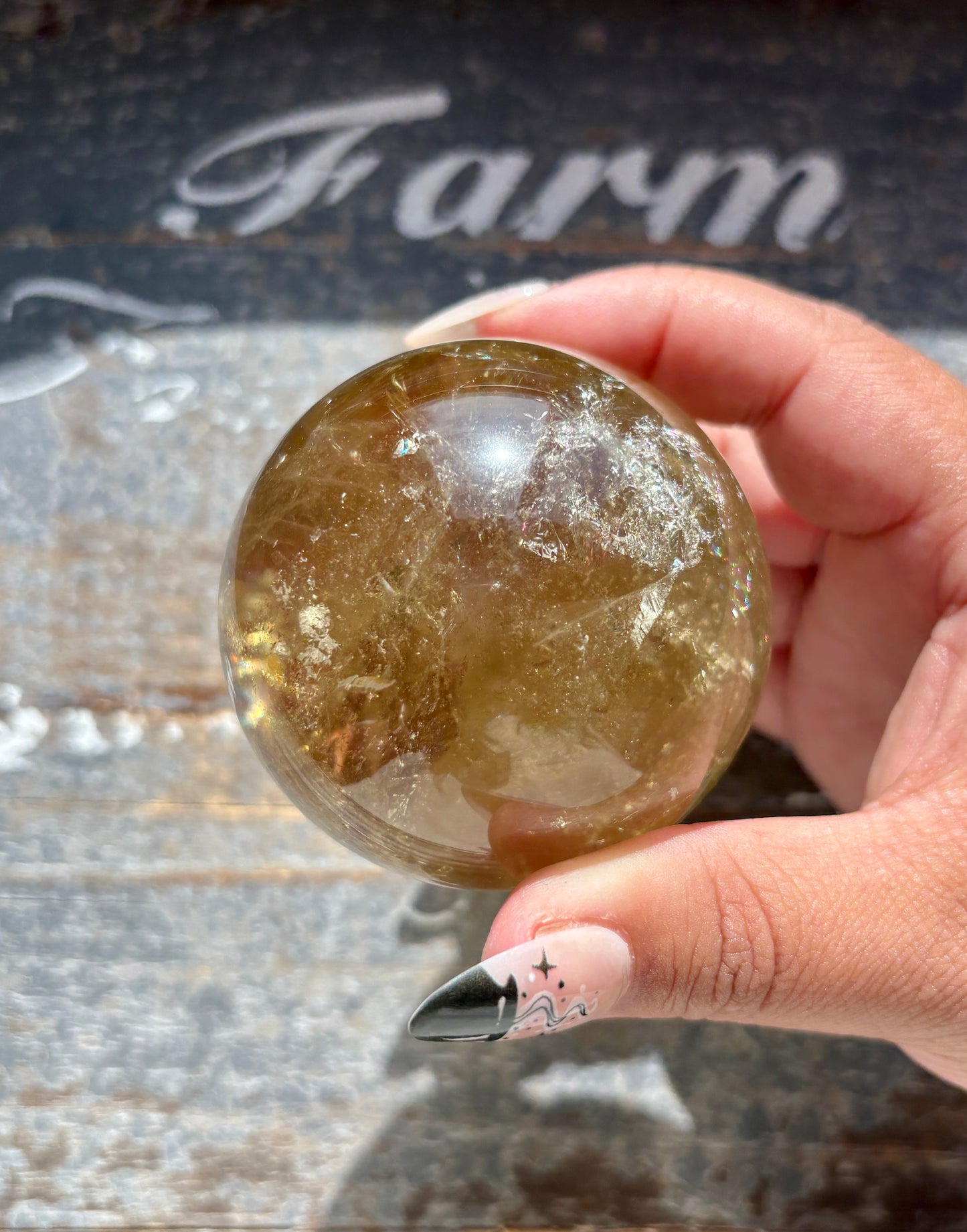 Gorgeous Authentic Natural Citrine Sphere from Brazil