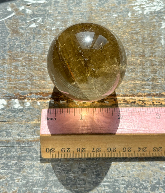 Gorgeous Authentic Natural Citrine Sphere from Brazil