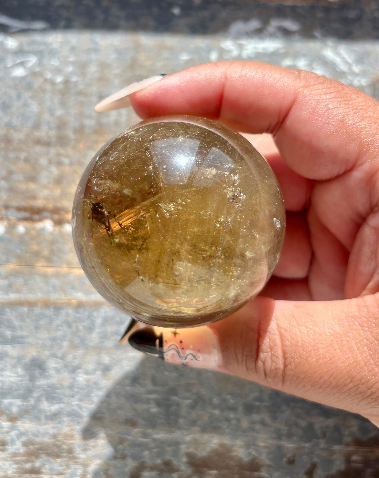 Gorgeous Authentic Natural Citrine Sphere from Brazil