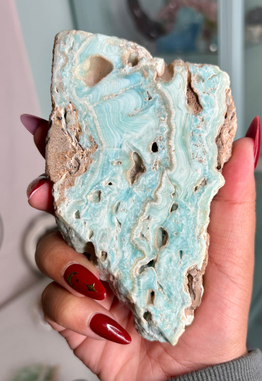 Caribbean calcite slab - personal piece