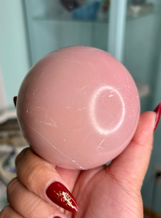 Pink Opal Sphere - personal piece