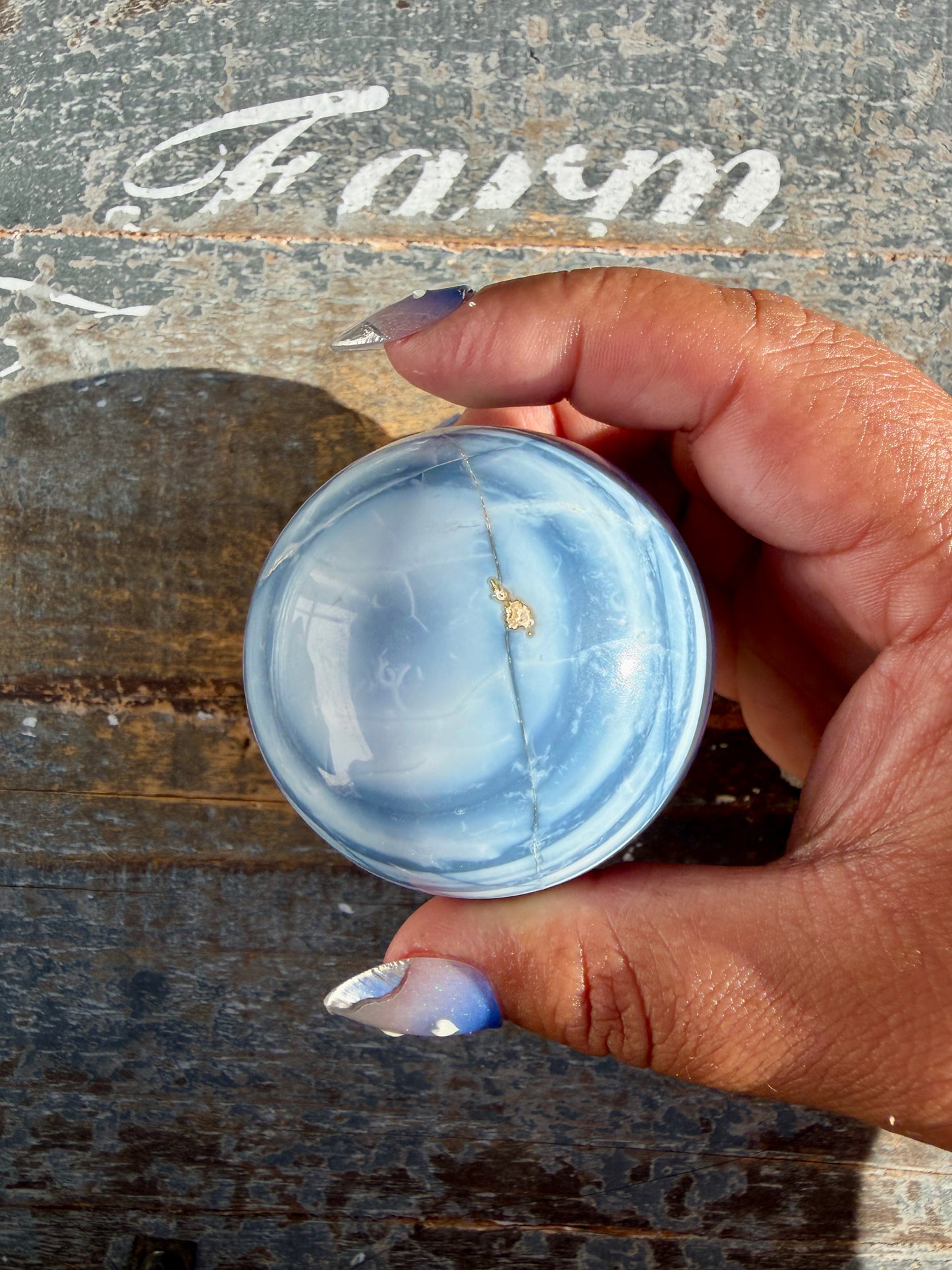 Gorgeous Blue Opal Sphere | India | Opt 46