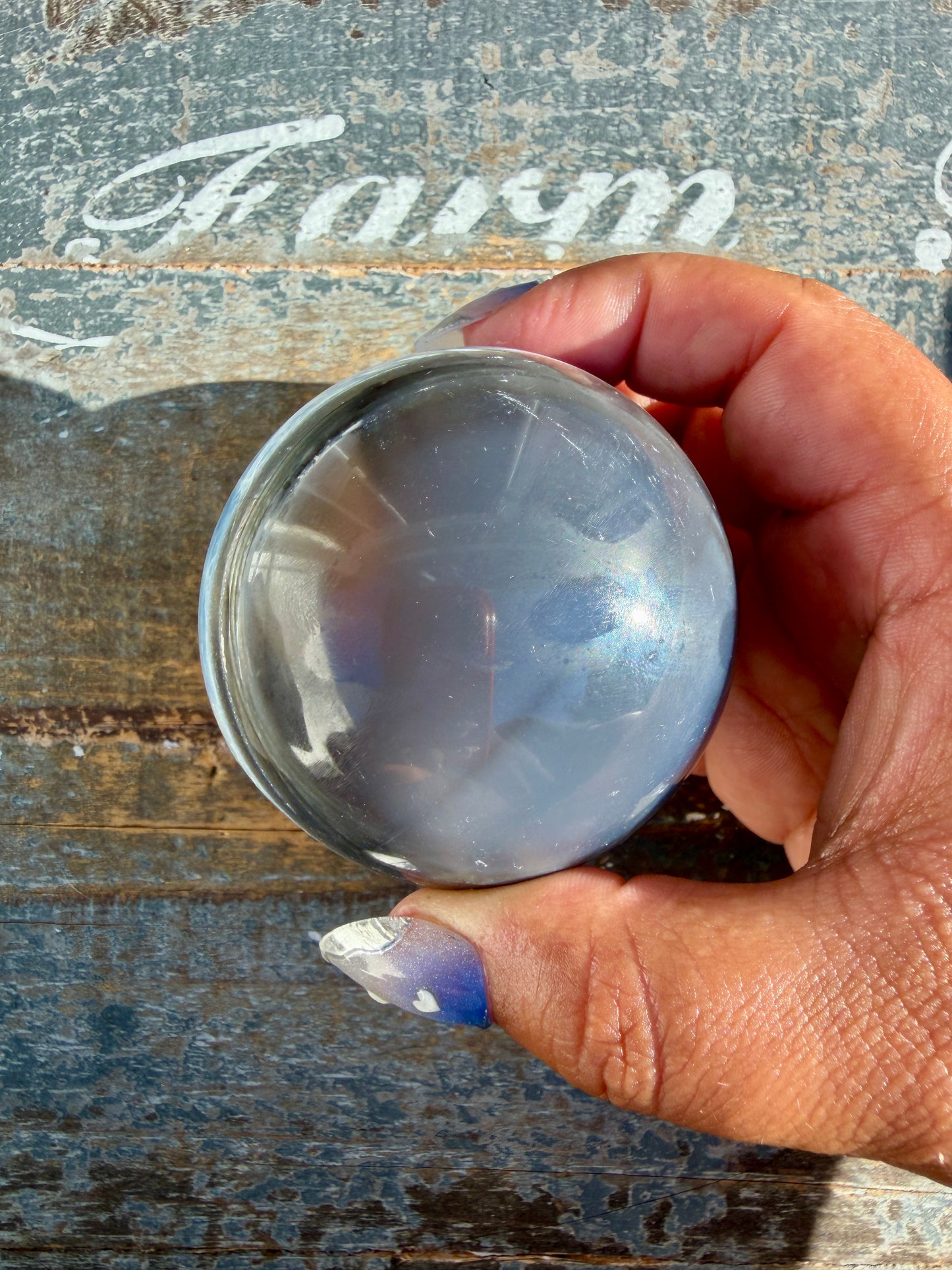 Gorgeous Blue Opal Sphere | India | Opt 39