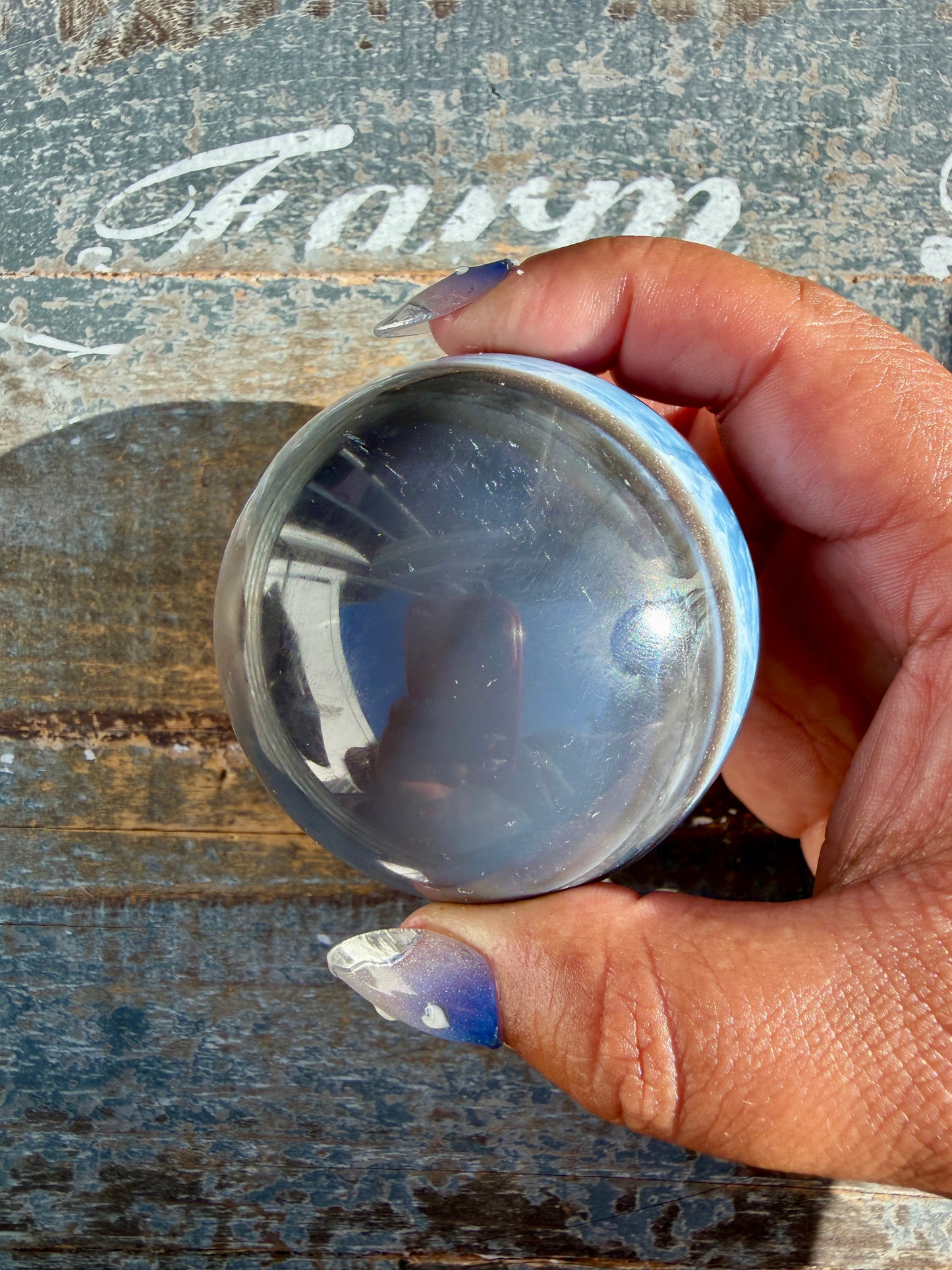 Gorgeous Blue Opal Sphere | India | Opt 39