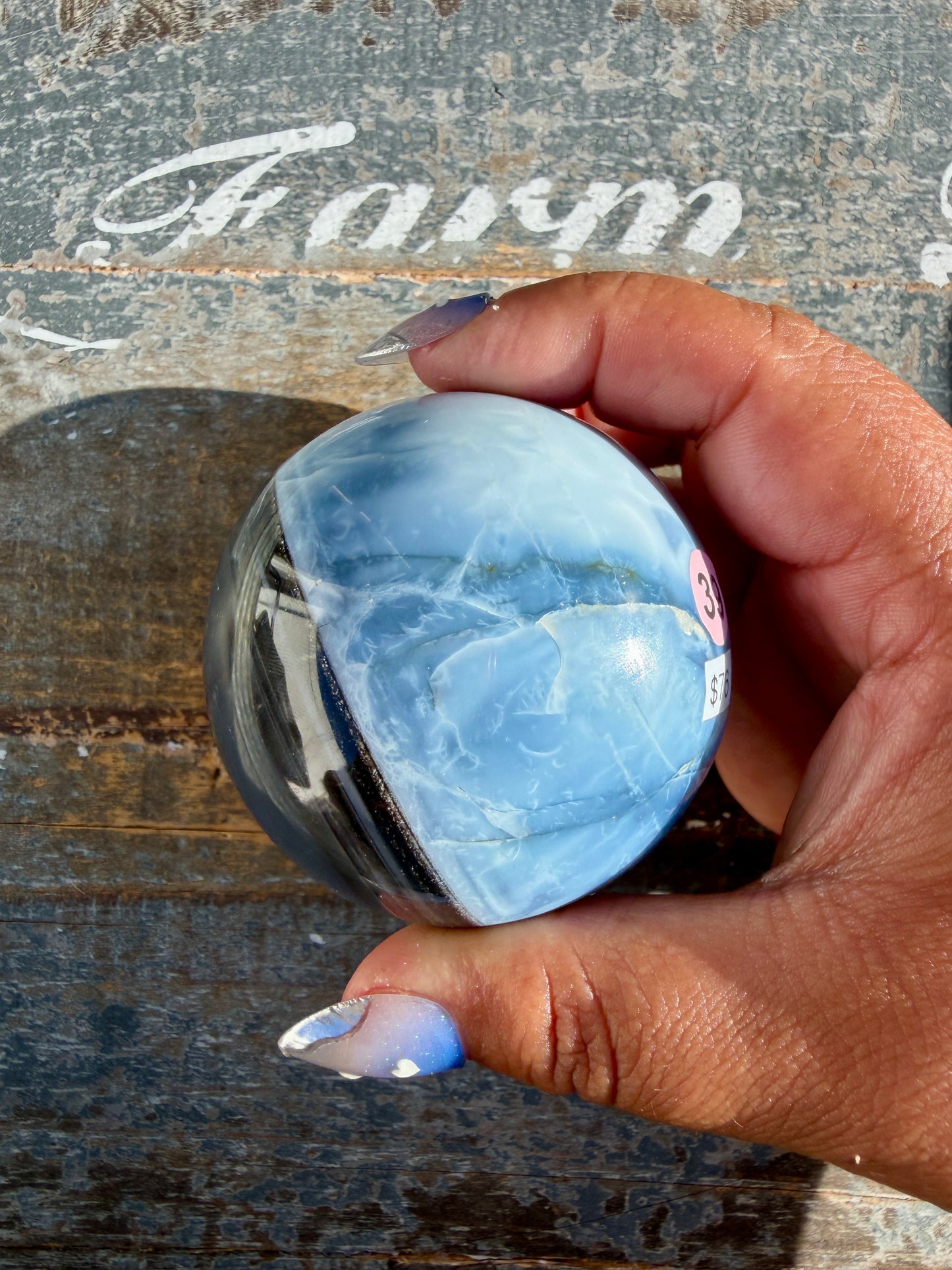 Gorgeous Blue Opal Sphere | India | Opt 39