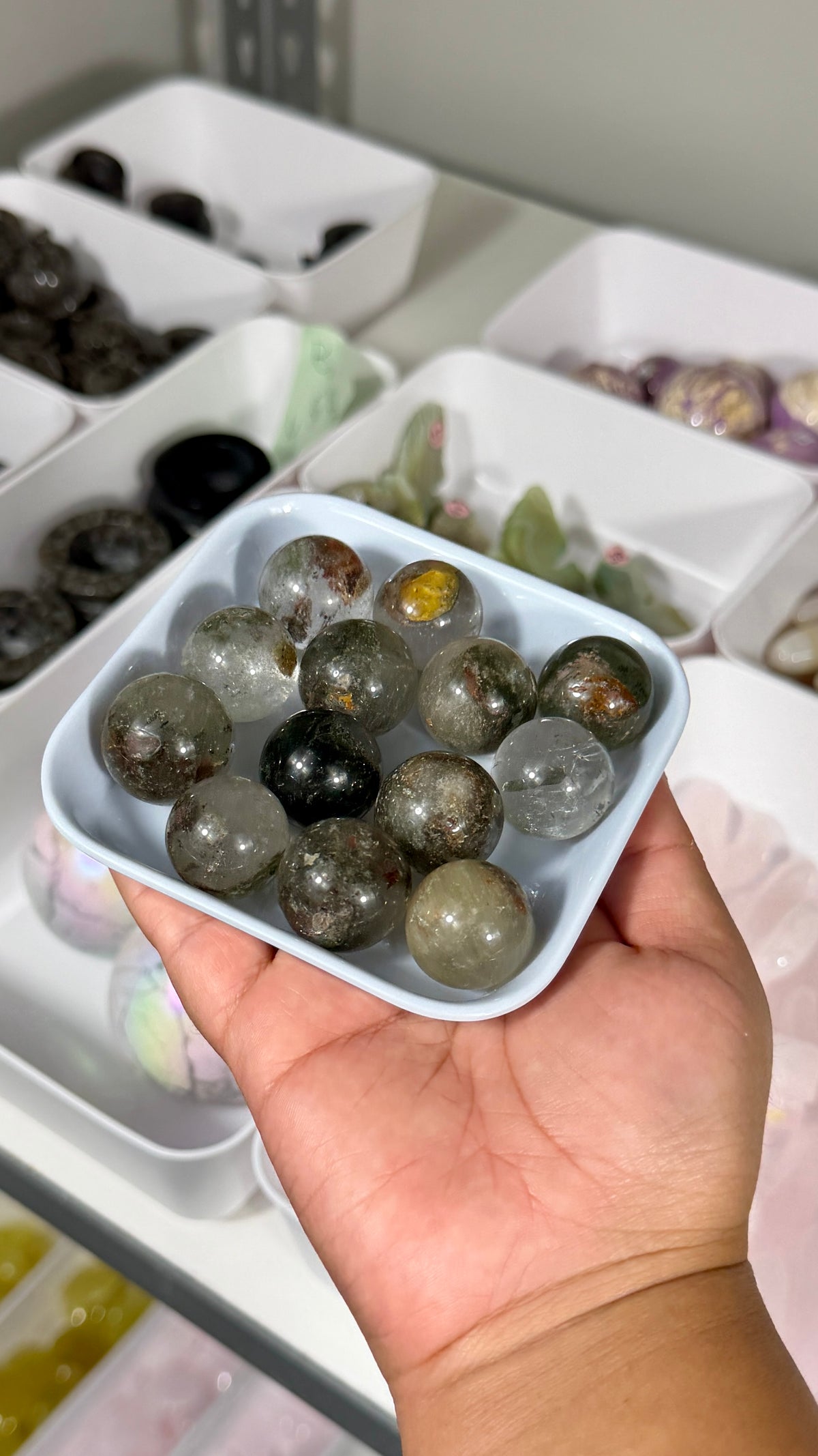 One (1) Mini Garden Quartz Sphere | Intuitively Chosen