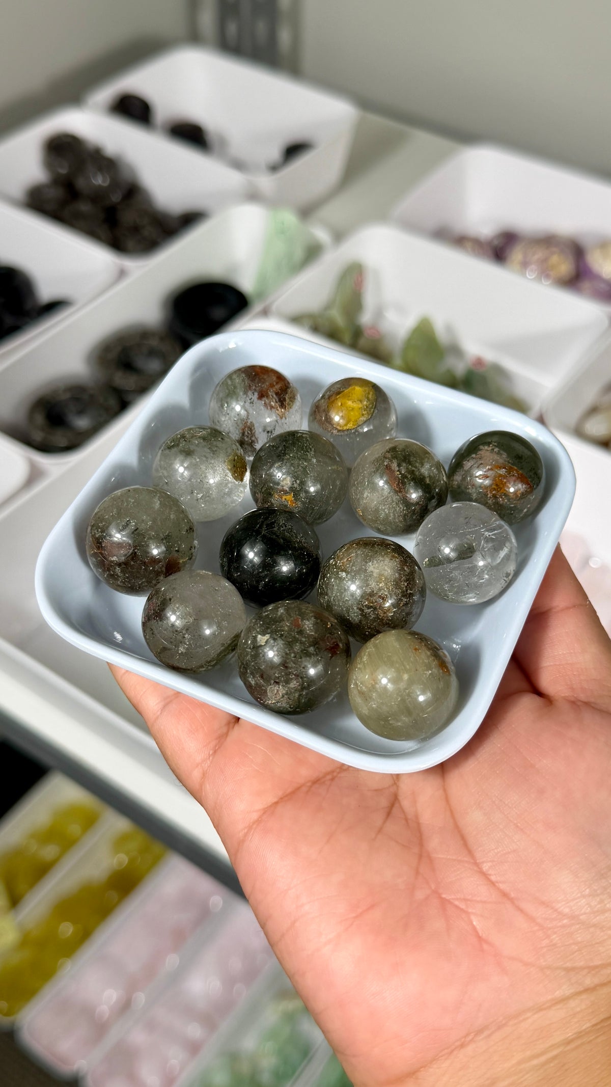 One (1) Mini Garden Quartz Sphere | Intuitively Chosen