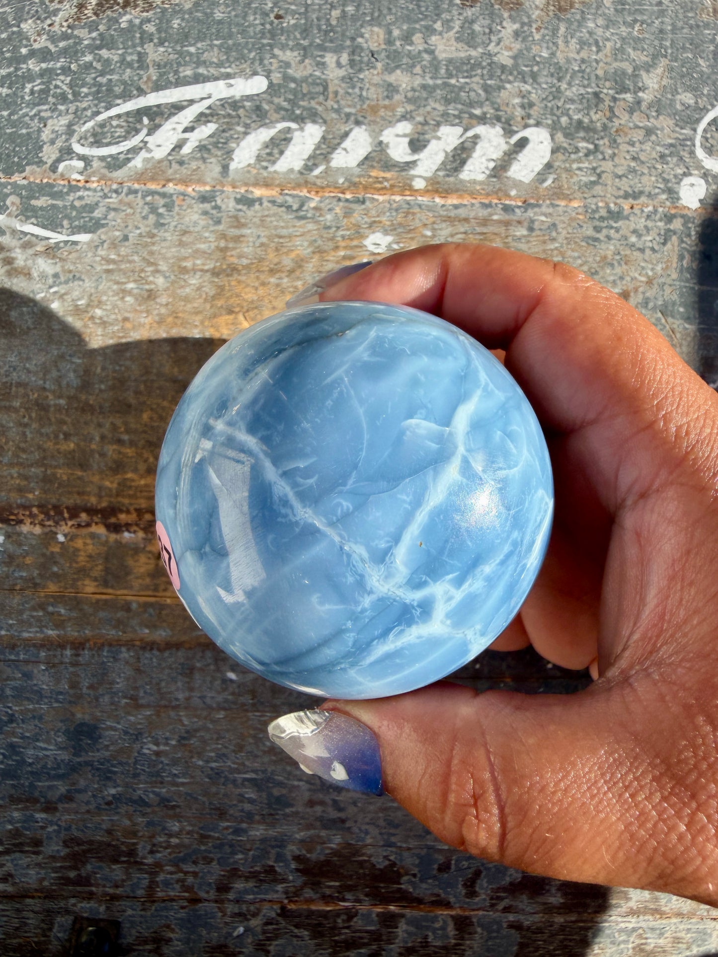 Gorgeous Blue Opal Sphere | India | Opt 37