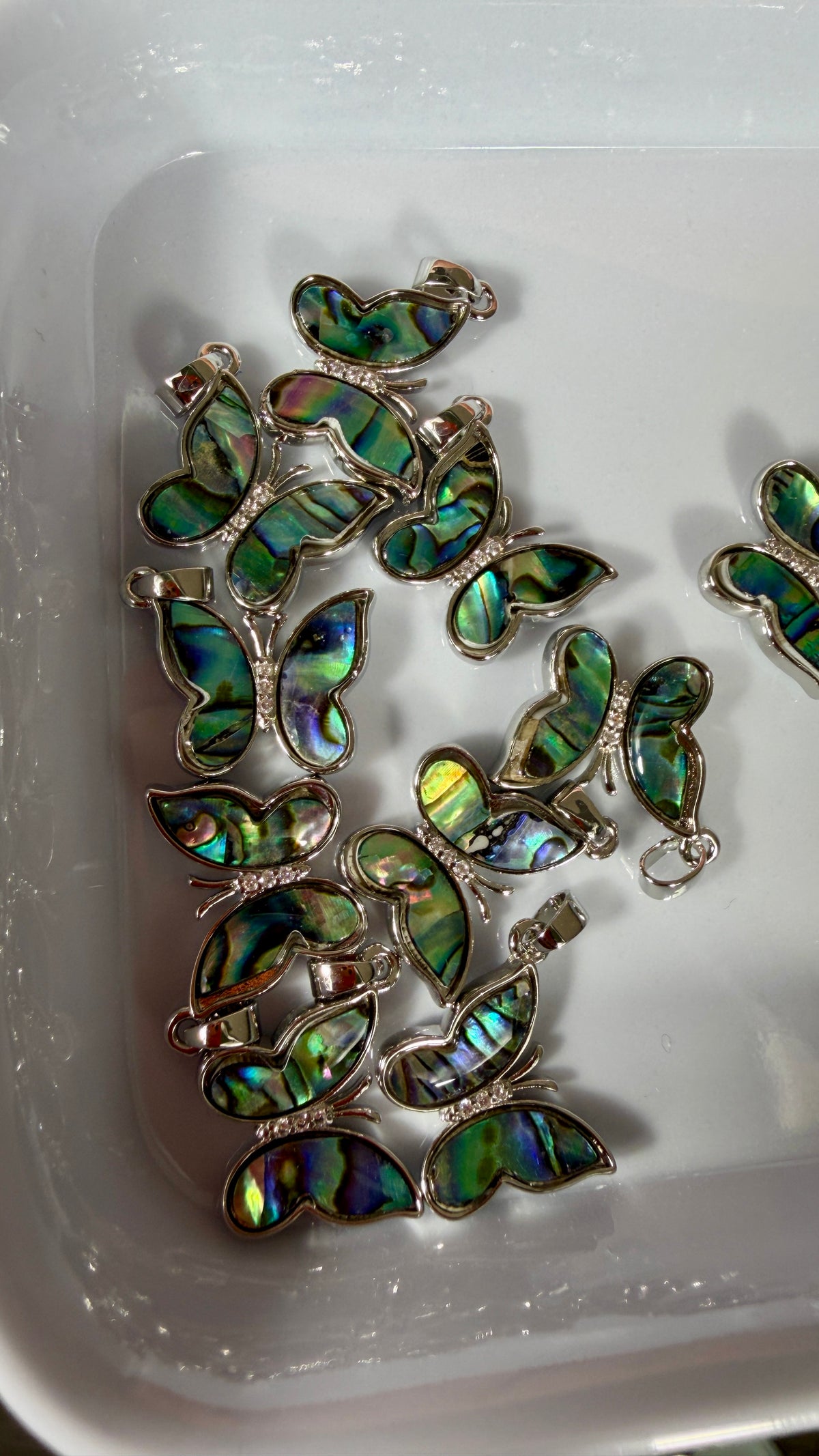 One (1) Abalone Shell Butterfly Pendant | Intuitively Chosen