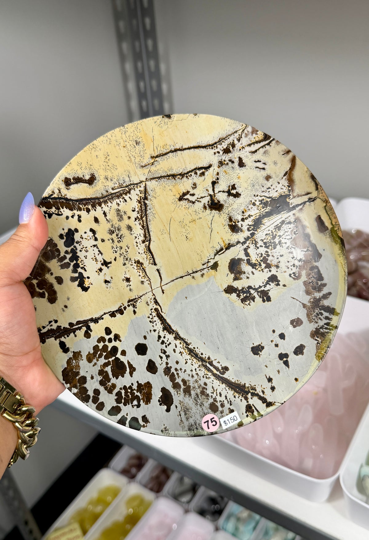 Gorgeous Picture Jasper Home Decor Plate | Opt 75