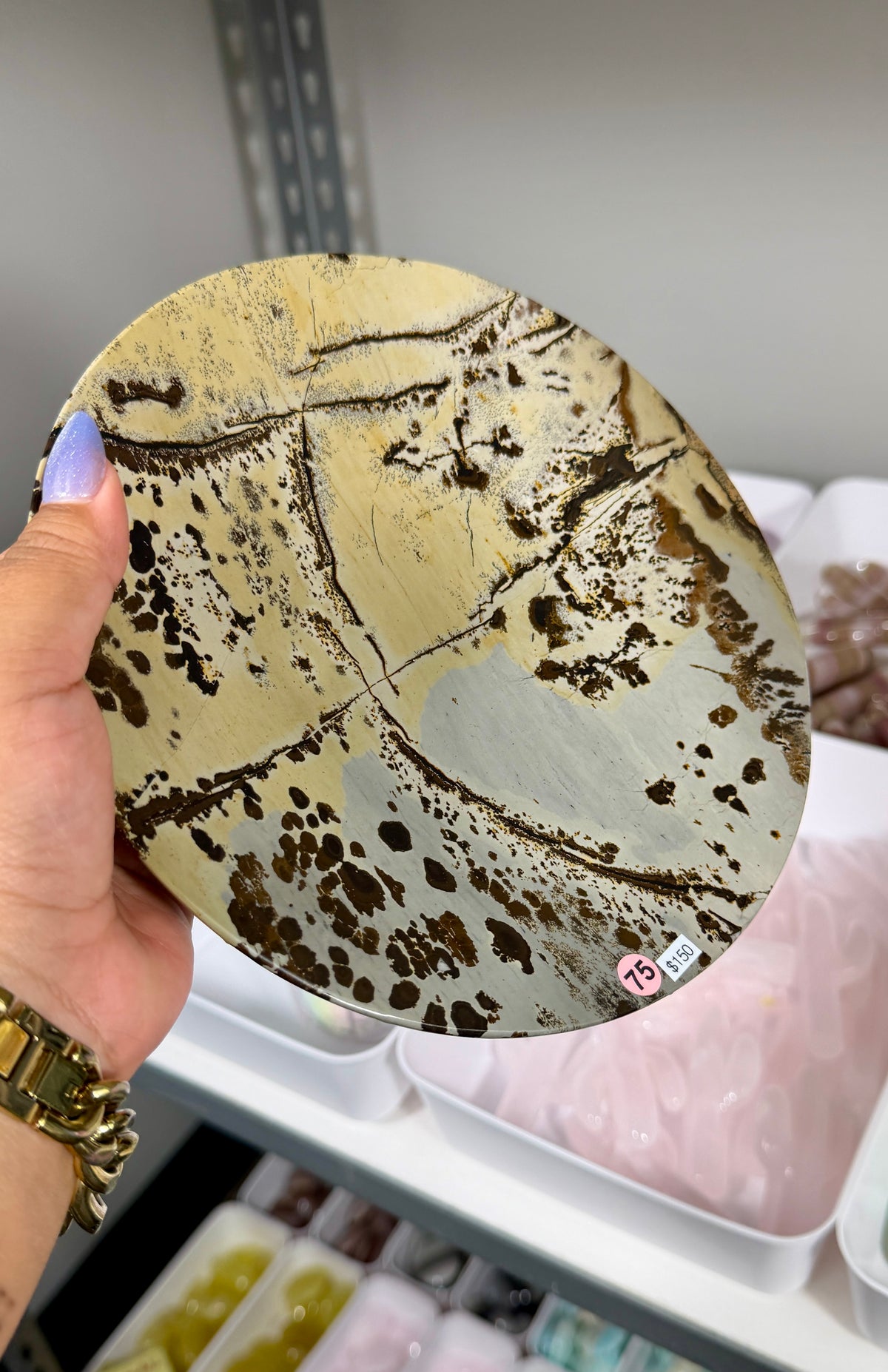 Gorgeous Picture Jasper Home Decor Plate | Opt 75