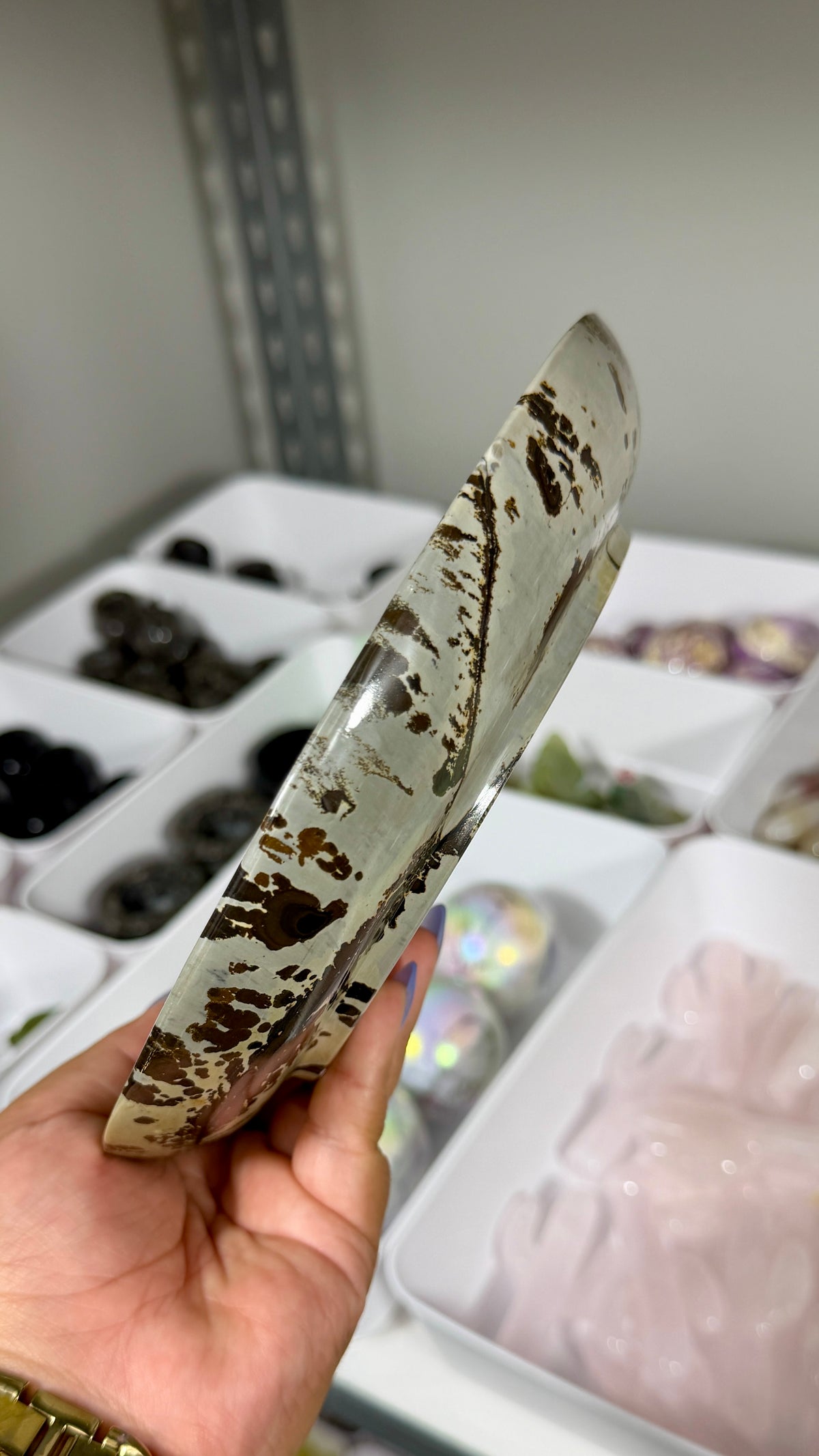 Gorgeous Picture Jasper Home Decor Plate | Opt 75