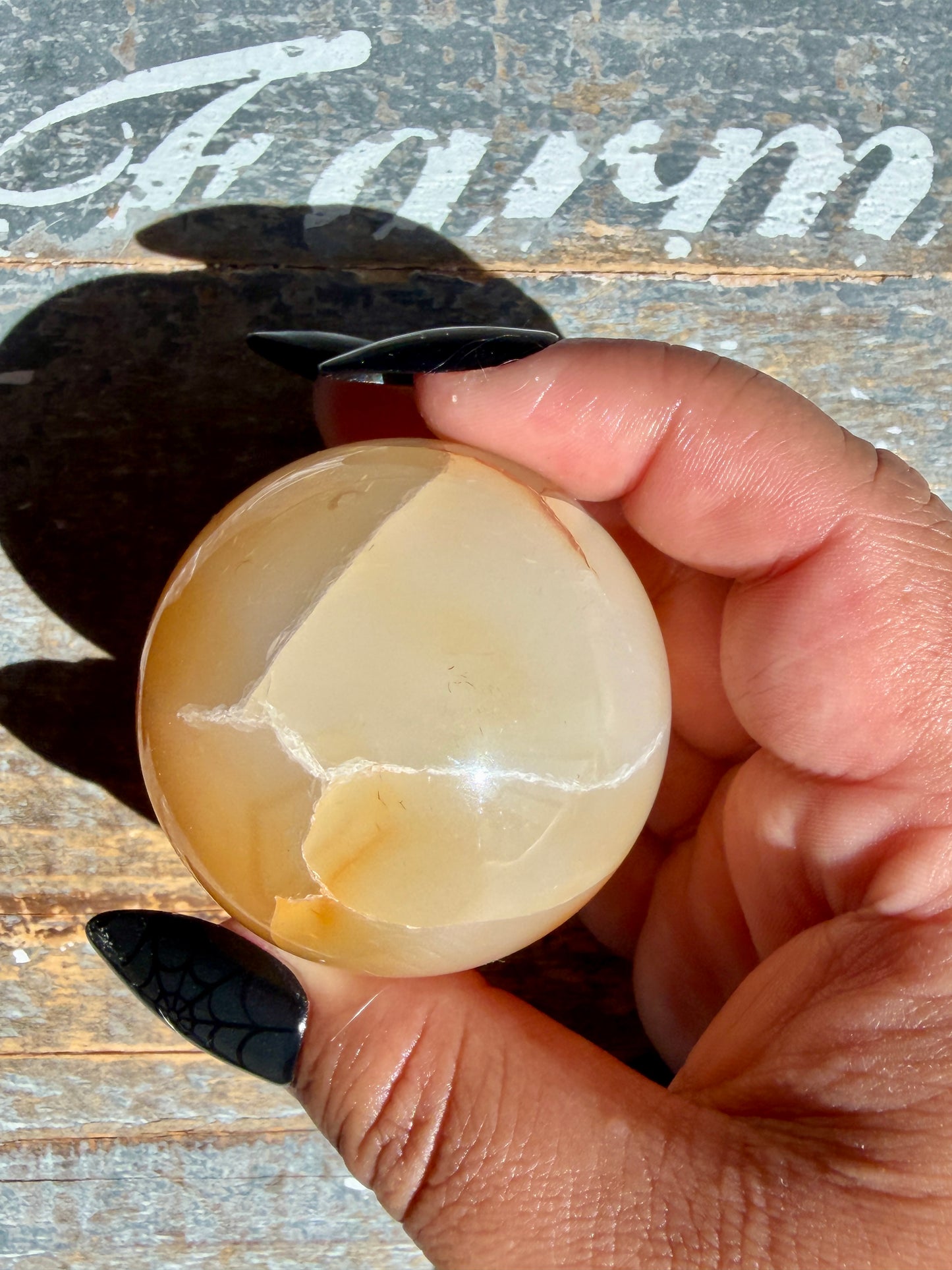 Gorgeous Druzy Carnelian Sphere | Opt 67