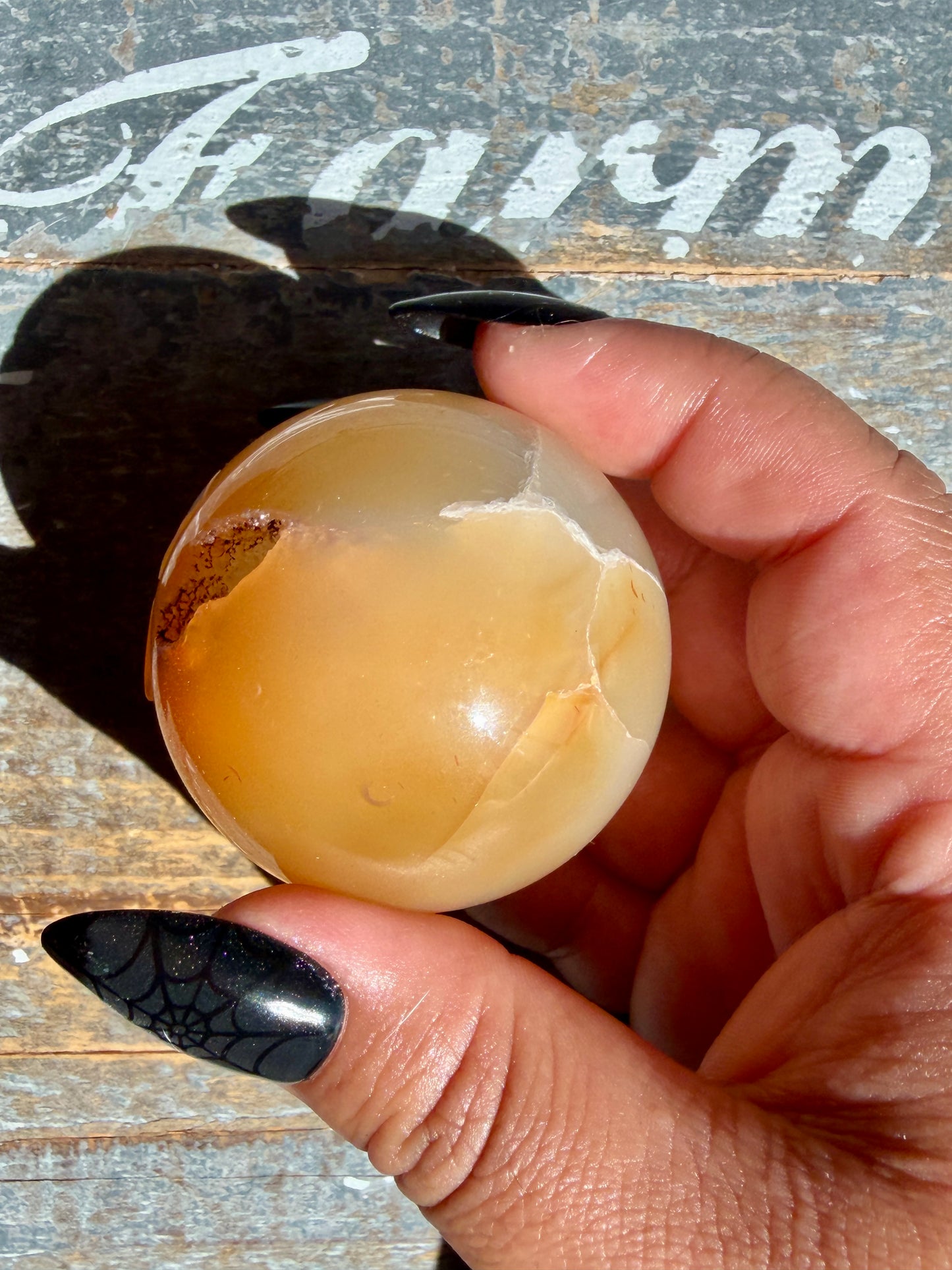 Gorgeous Druzy Carnelian Sphere | Opt 67