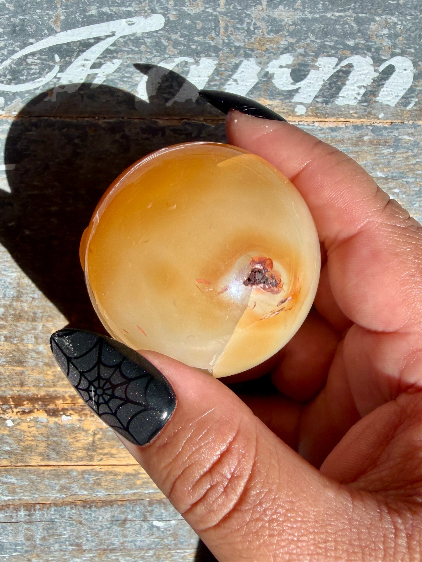 Gorgeous Druzy Carnelian Sphere | Opt 67