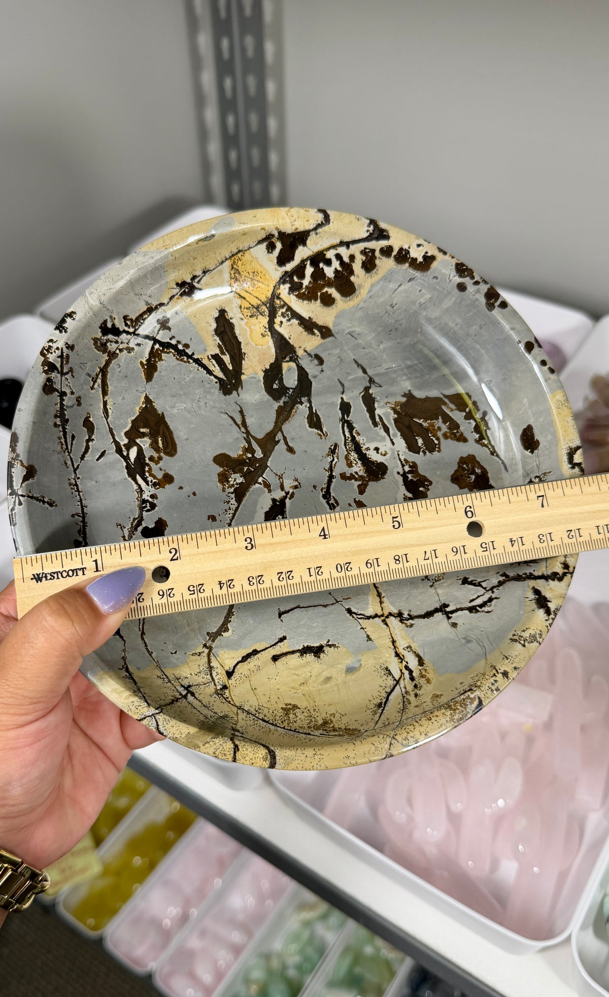 Gorgeous Picture Jasper Home Decor Plate | Opt 74