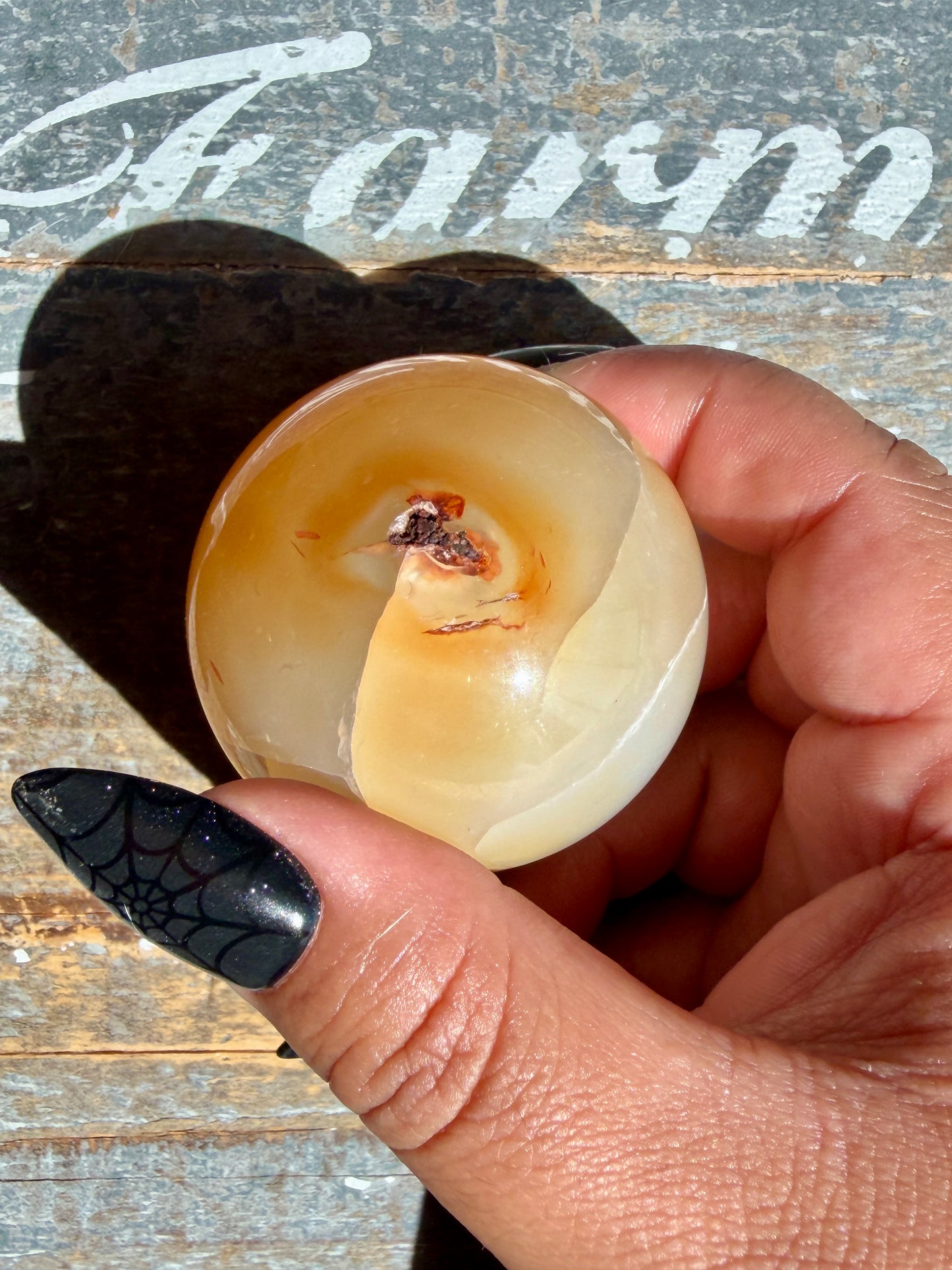Gorgeous Druzy Carnelian Sphere | Opt 67