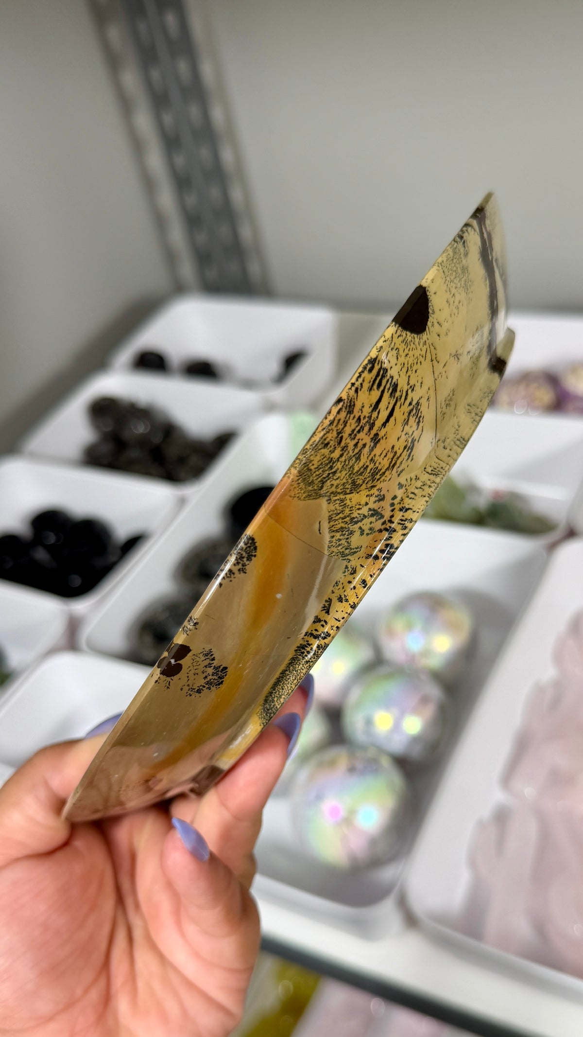Gorgeous Picture Jasper Home Decor Plate | Opt 73