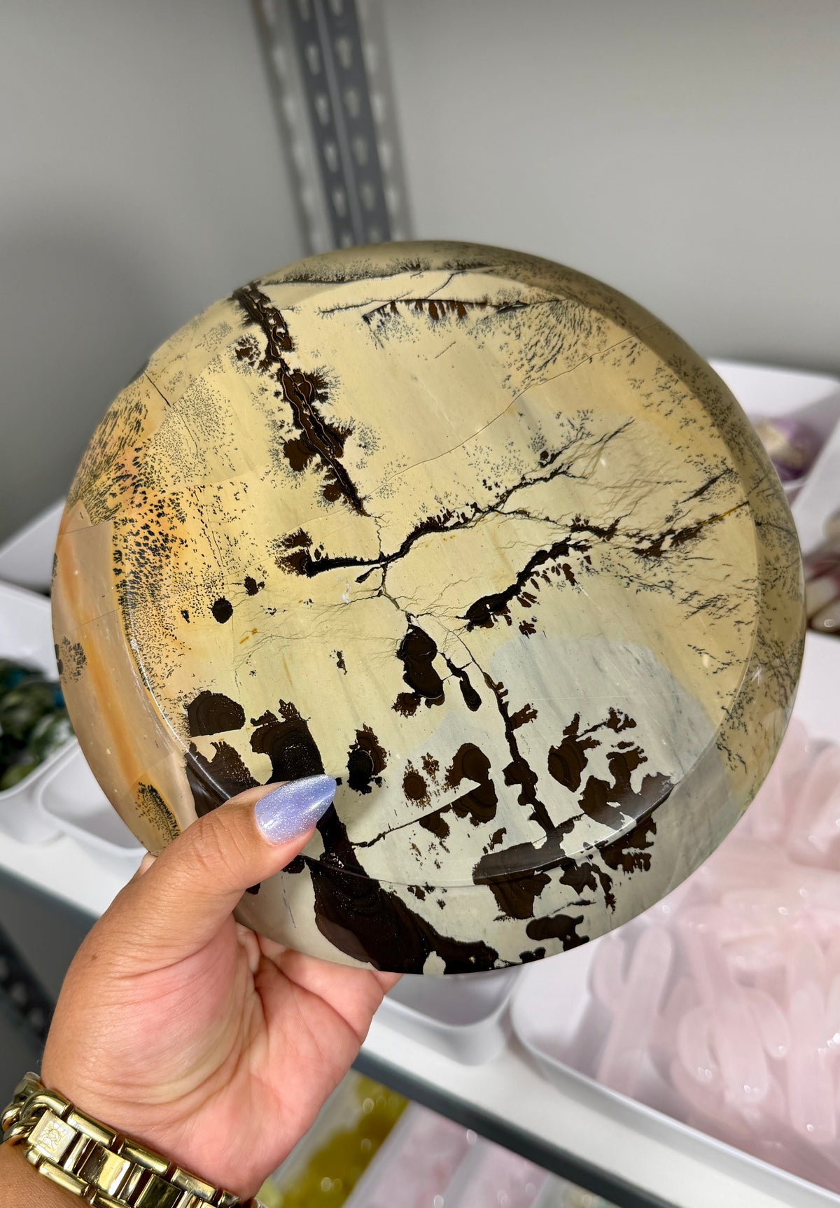 Gorgeous Picture Jasper Home Decor Plate | Opt 73