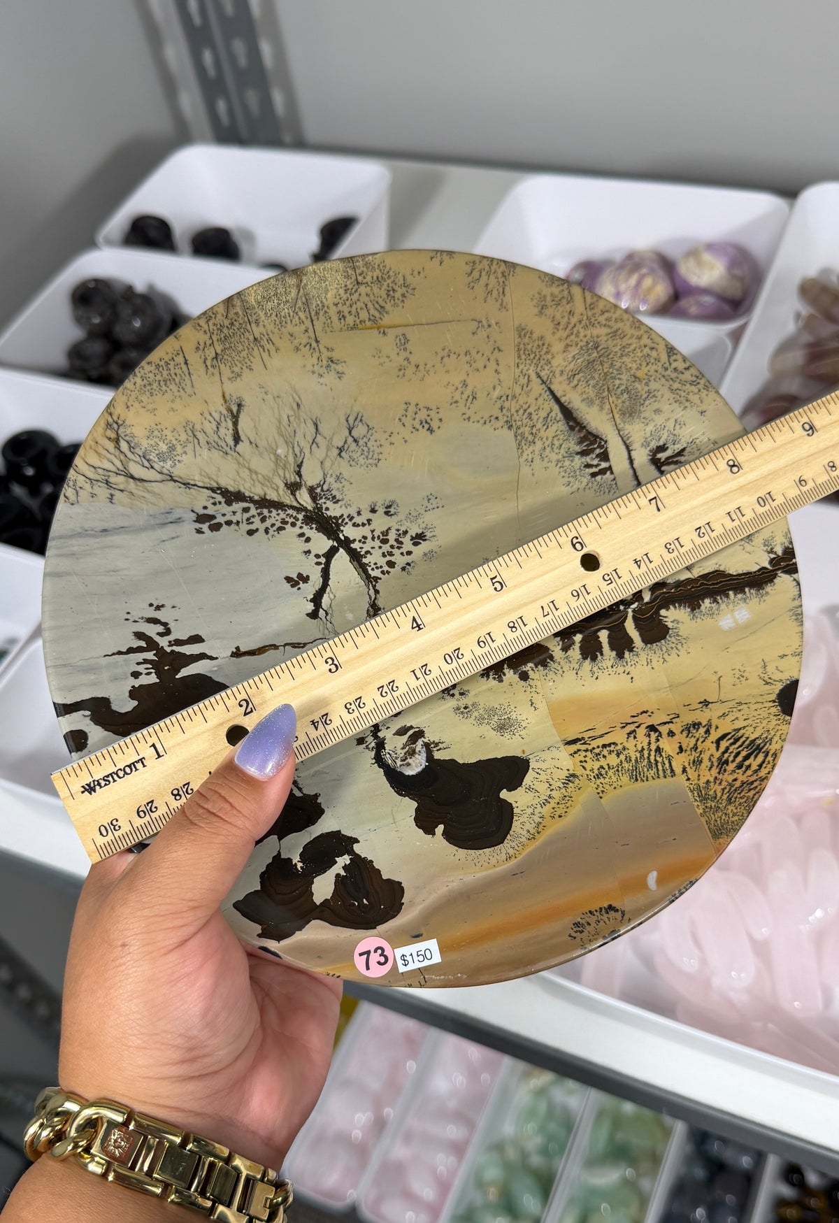 Gorgeous Picture Jasper Home Decor Plate | Opt 73