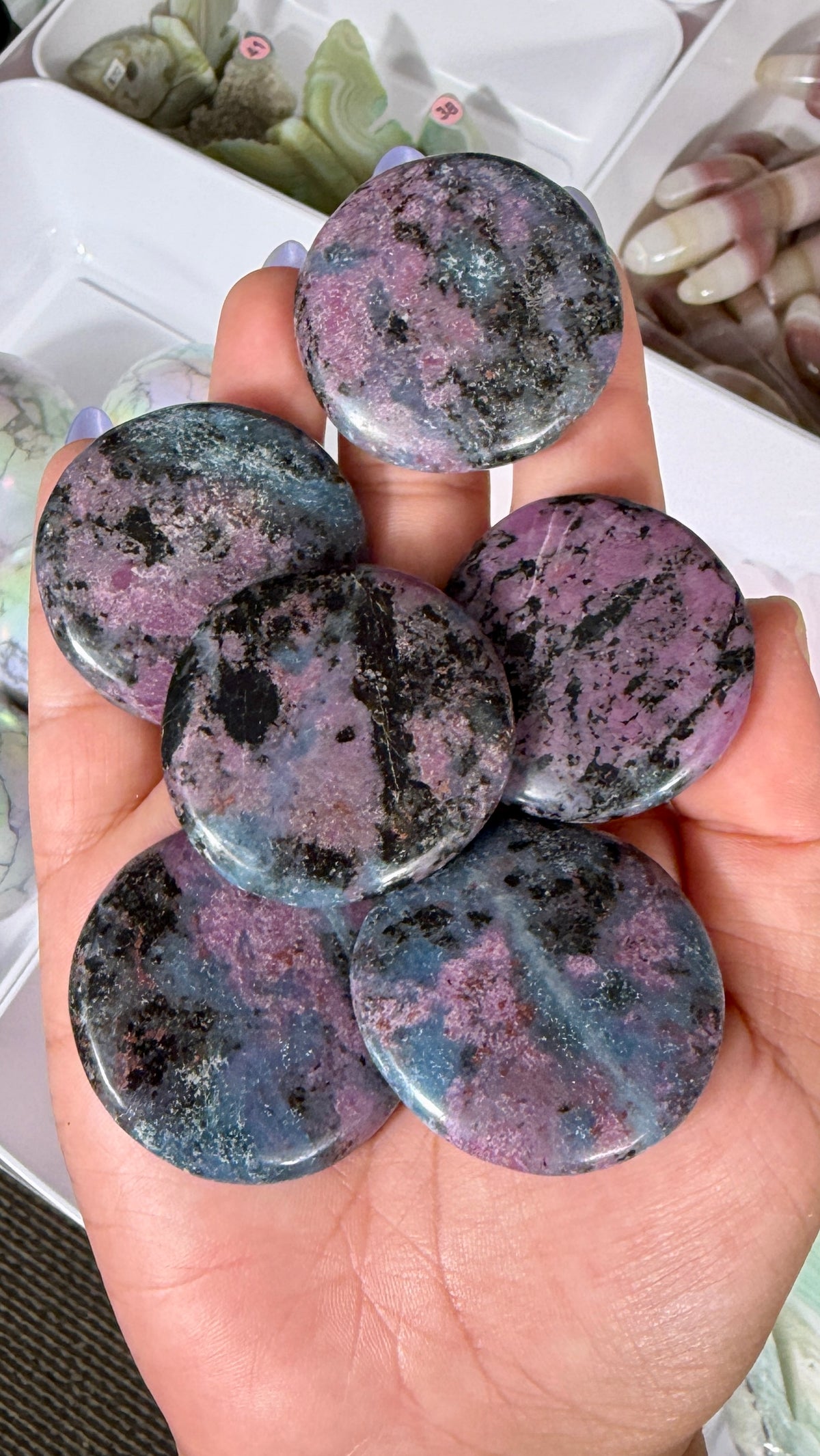 One (1) Ruby in Kyanite Medallion | India | Intuitively Chosen