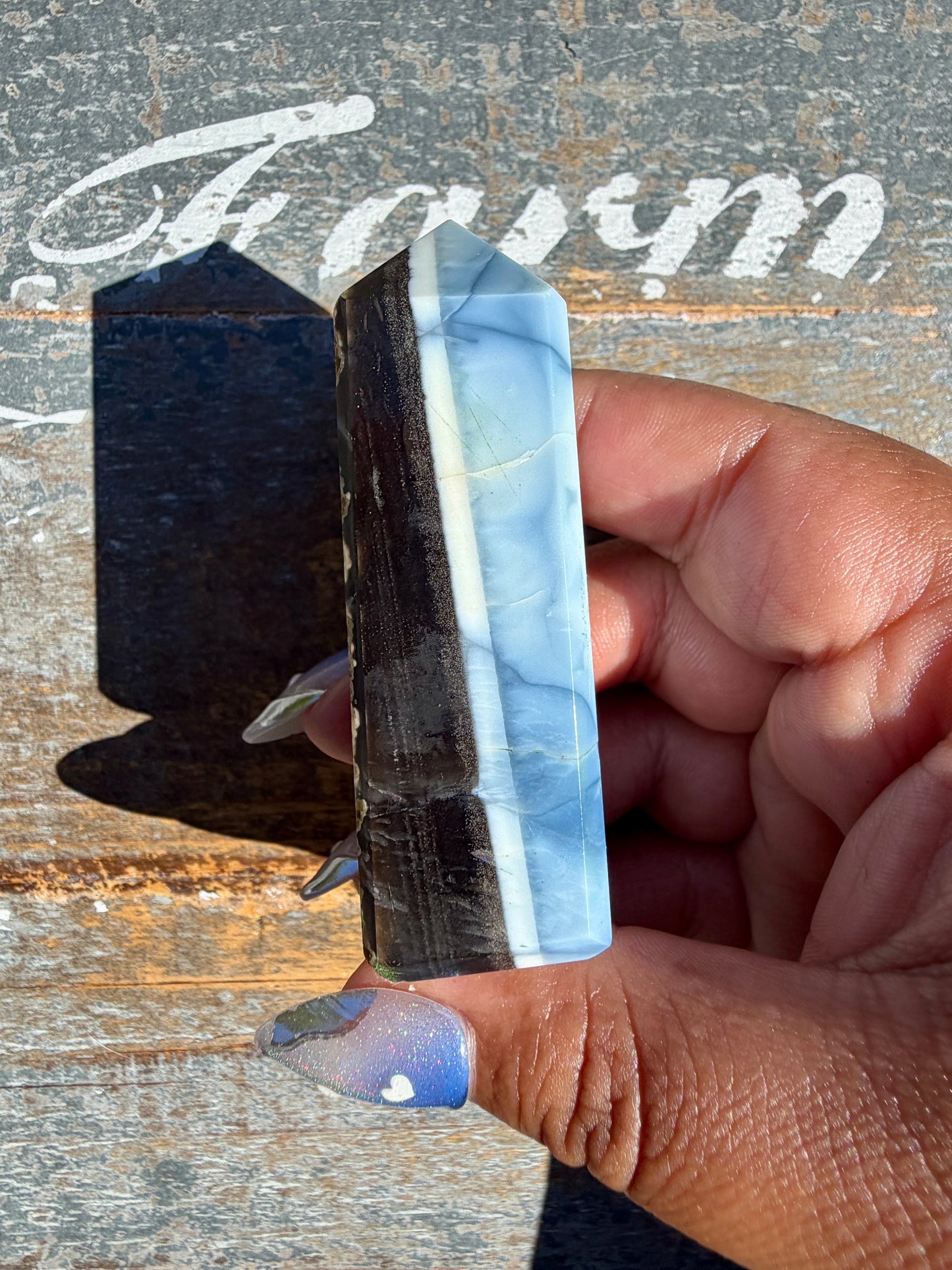 Gorgeous Blue Opal Tower | India | Opt 79
